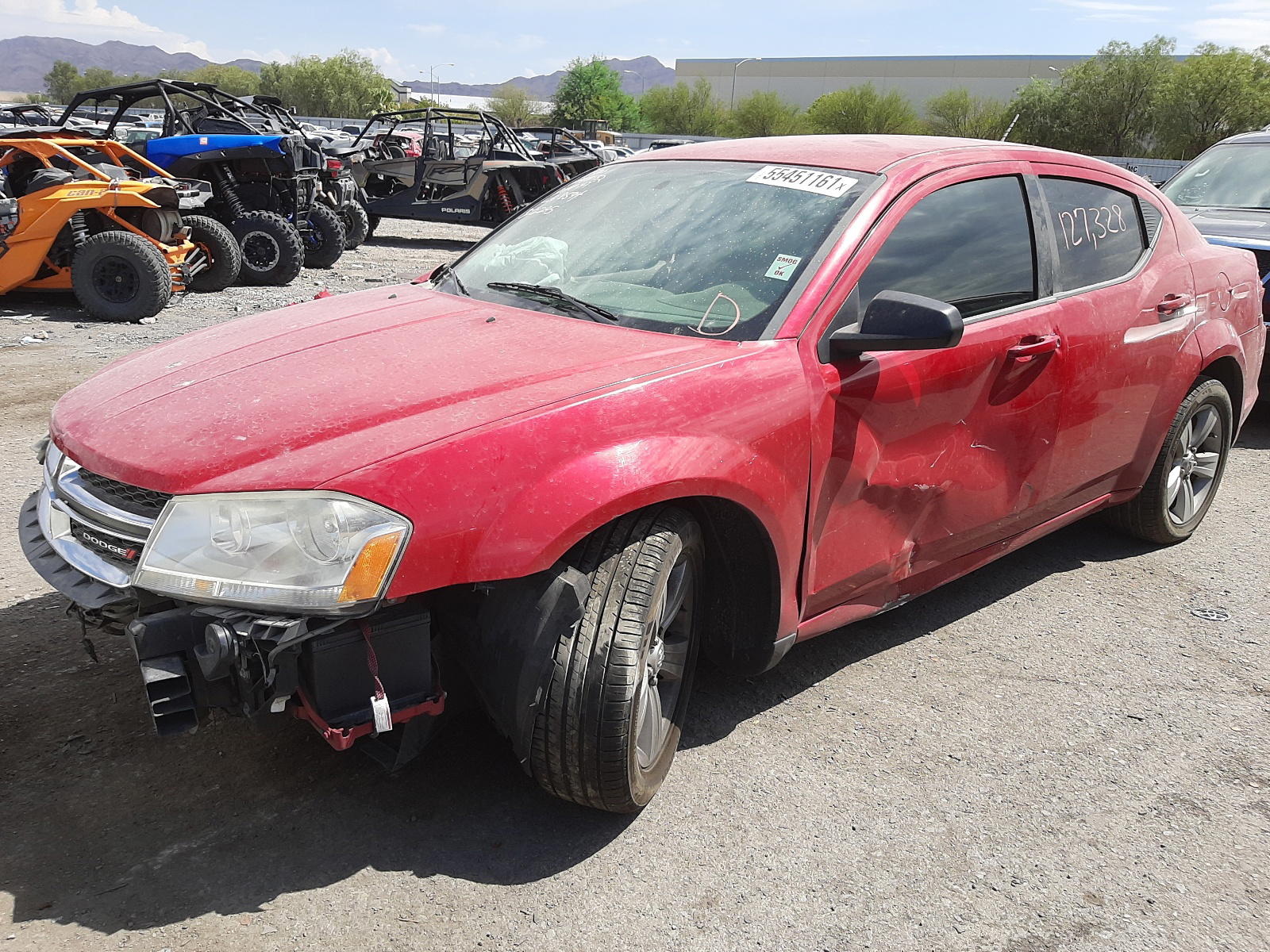 Photo 2 from auction – 2014 DODGE AVENGER SE with VIN 1C3CDZAB2EN133363