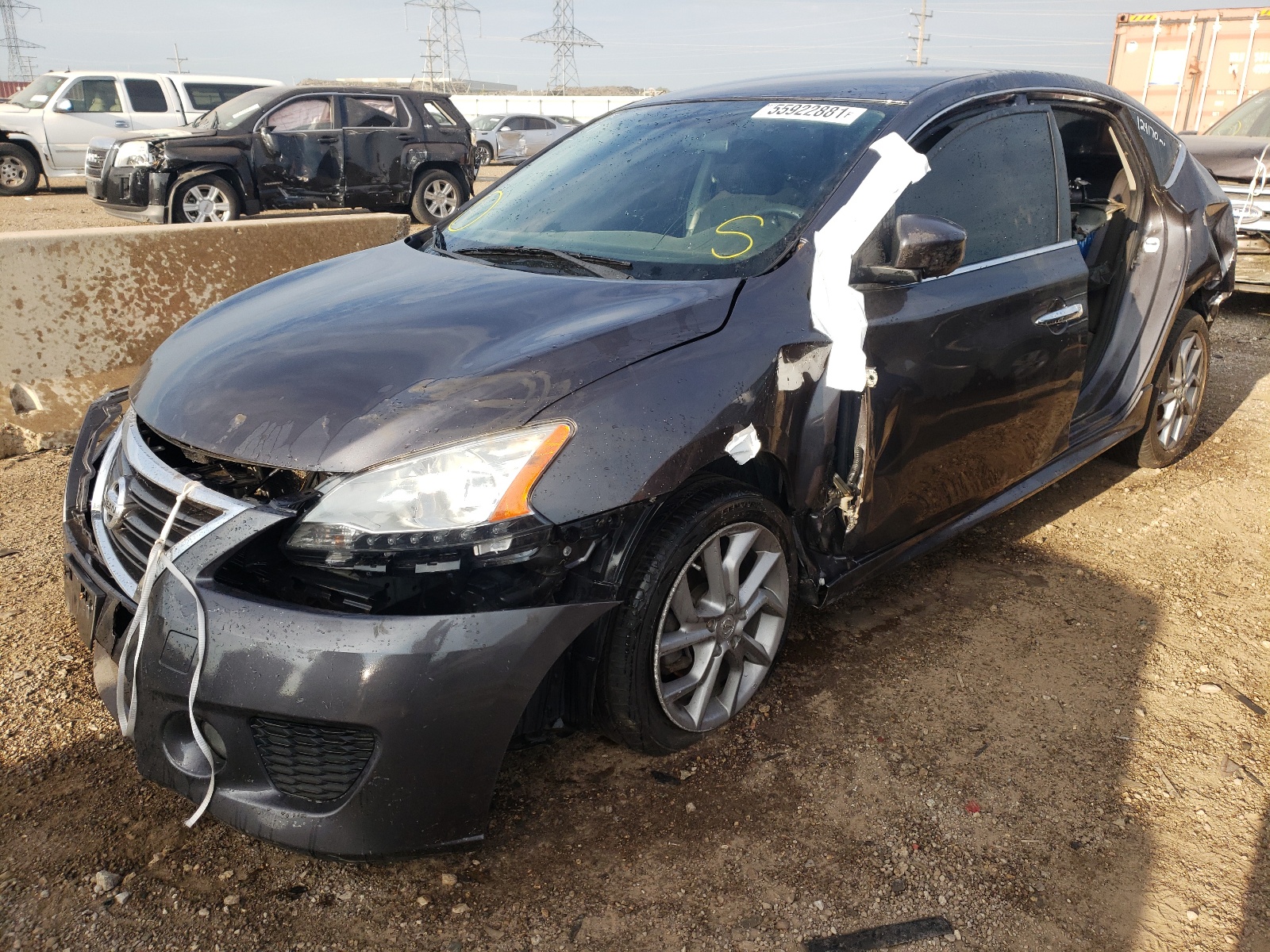 Photo 2 from auction – 2013 NISSAN SENTRA S with VIN 3N1AB7AP3DL561968