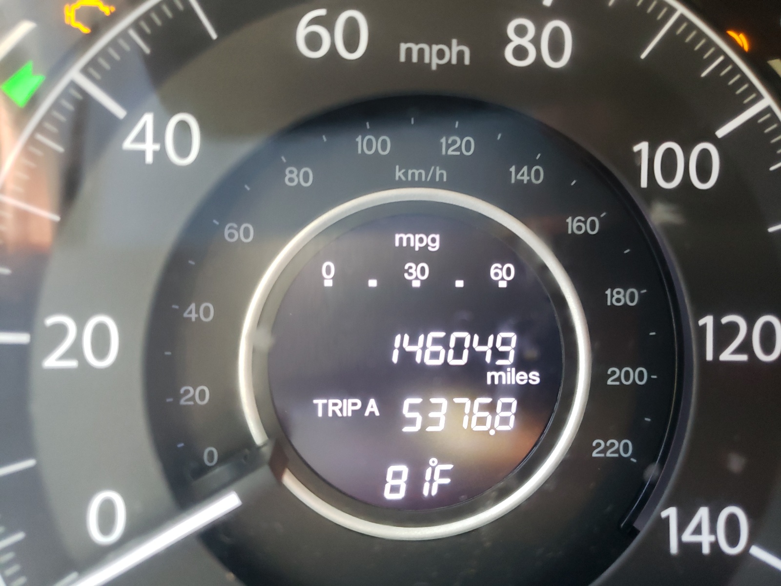 Photo 8 from auction – 2014 HONDA CR-V LX with VIN 5J6RM4H35EL012985