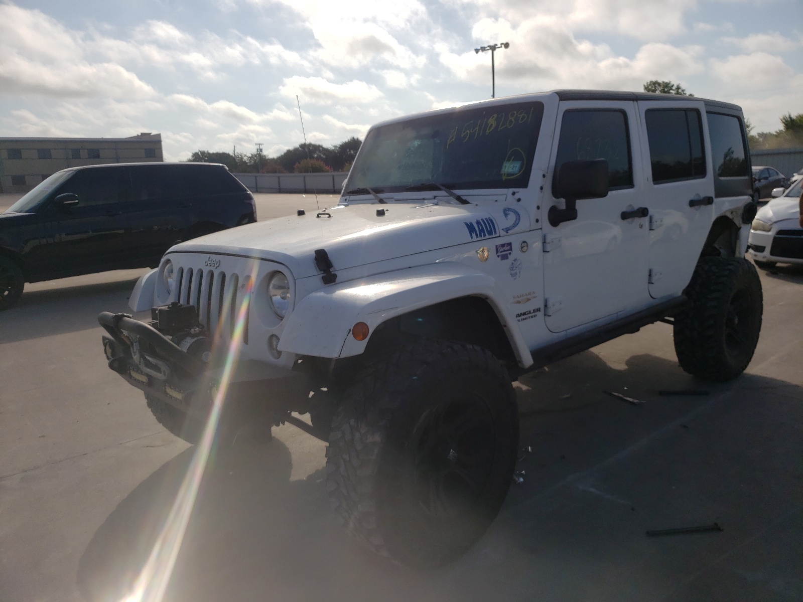 Photo 2 from auction – 2014 JEEP WRANGLER S with VIN 1C4BJWEG0EL274092