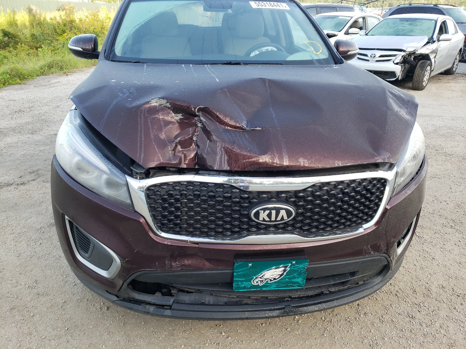 Photo 9 from auction – 2016 KIA SORENTO LX with VIN 5XYPG4A50GG022550