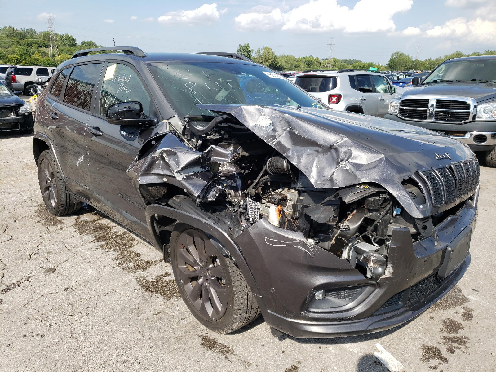 JEEP CHEROKEE L 2019 with VIN 1C4PJMDX7KD398457 - Photo from auction