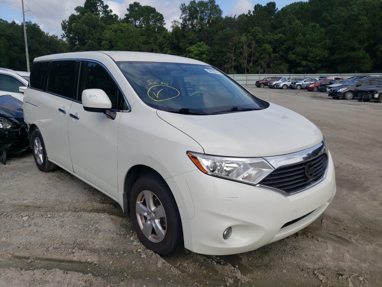 NISSAN QUEST S 2015 with VIN JN8AE2KP2F9133024 - Photo from auction