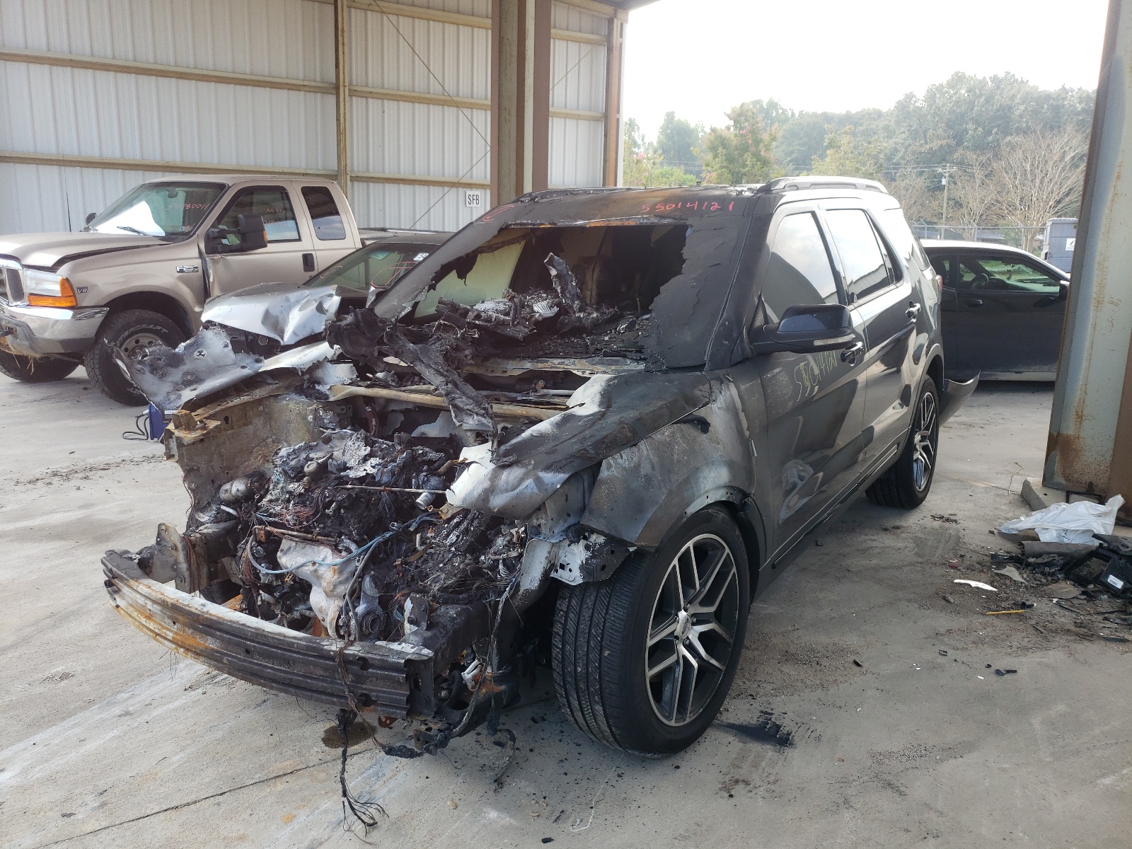 Photo 2 from auction – 2017 FORD EXPLORER S with VIN 1FM5K8GT0HGD09903
