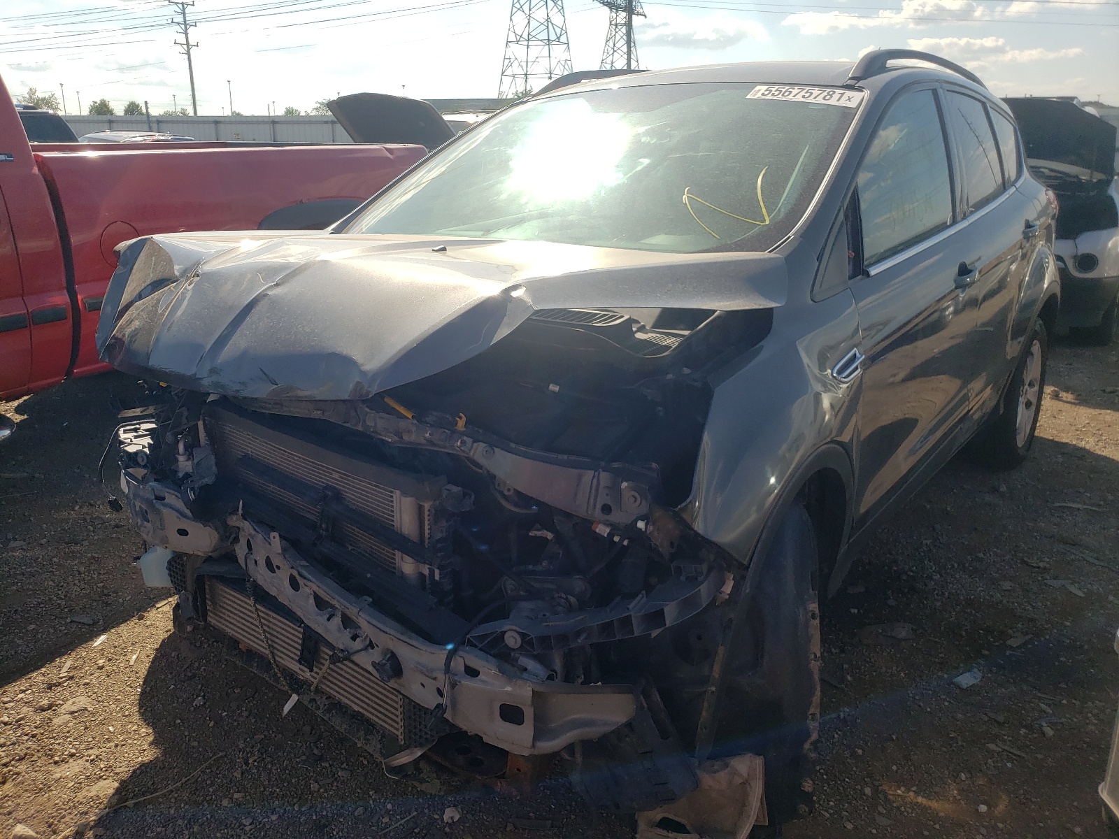 Photo 2 from auction – 2015 FORD ESCAPE SE with VIN 1FMCU0GX1FUB75715