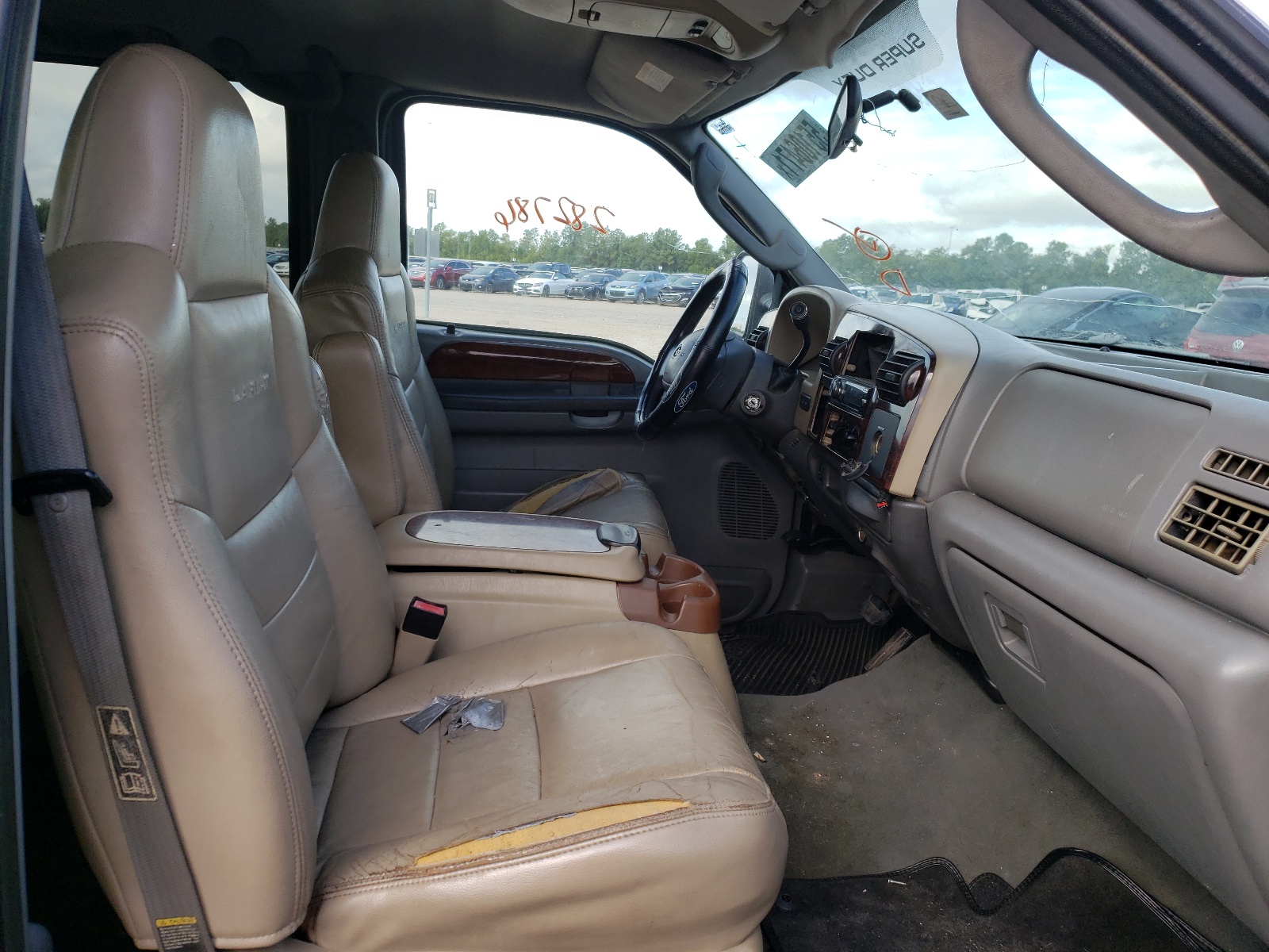 Photo 5 from auction – 2003 FORD F250 SUPER with VIN 1FTNW20P53EB54403