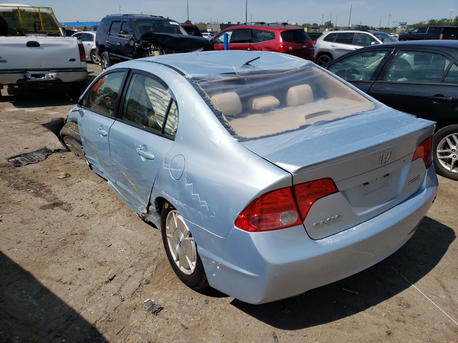 Photo 3 from auction – 2007 HONDA CIVIC HYBR with VIN JHMFA36297S023484