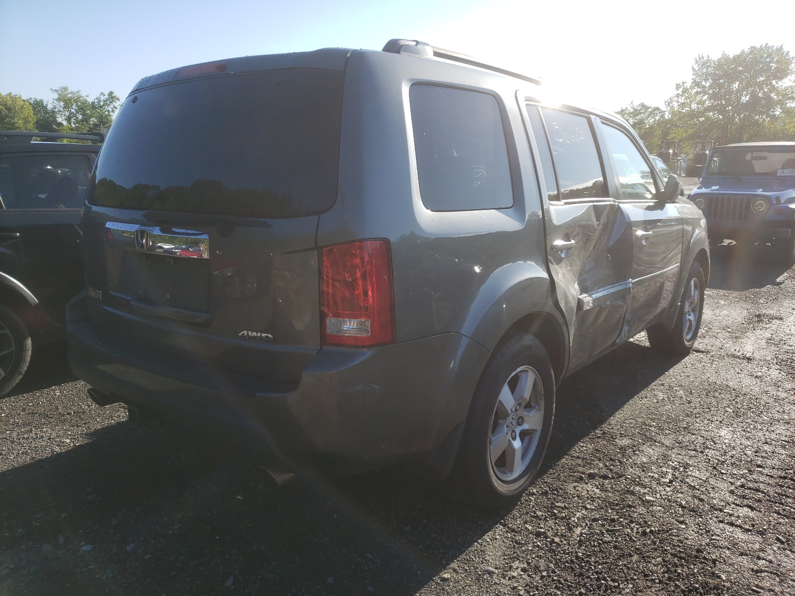 Zdjęcie 4 z aukcji – 2009 HONDA PILOT EXL z VIN 5FNYF485X9B035586