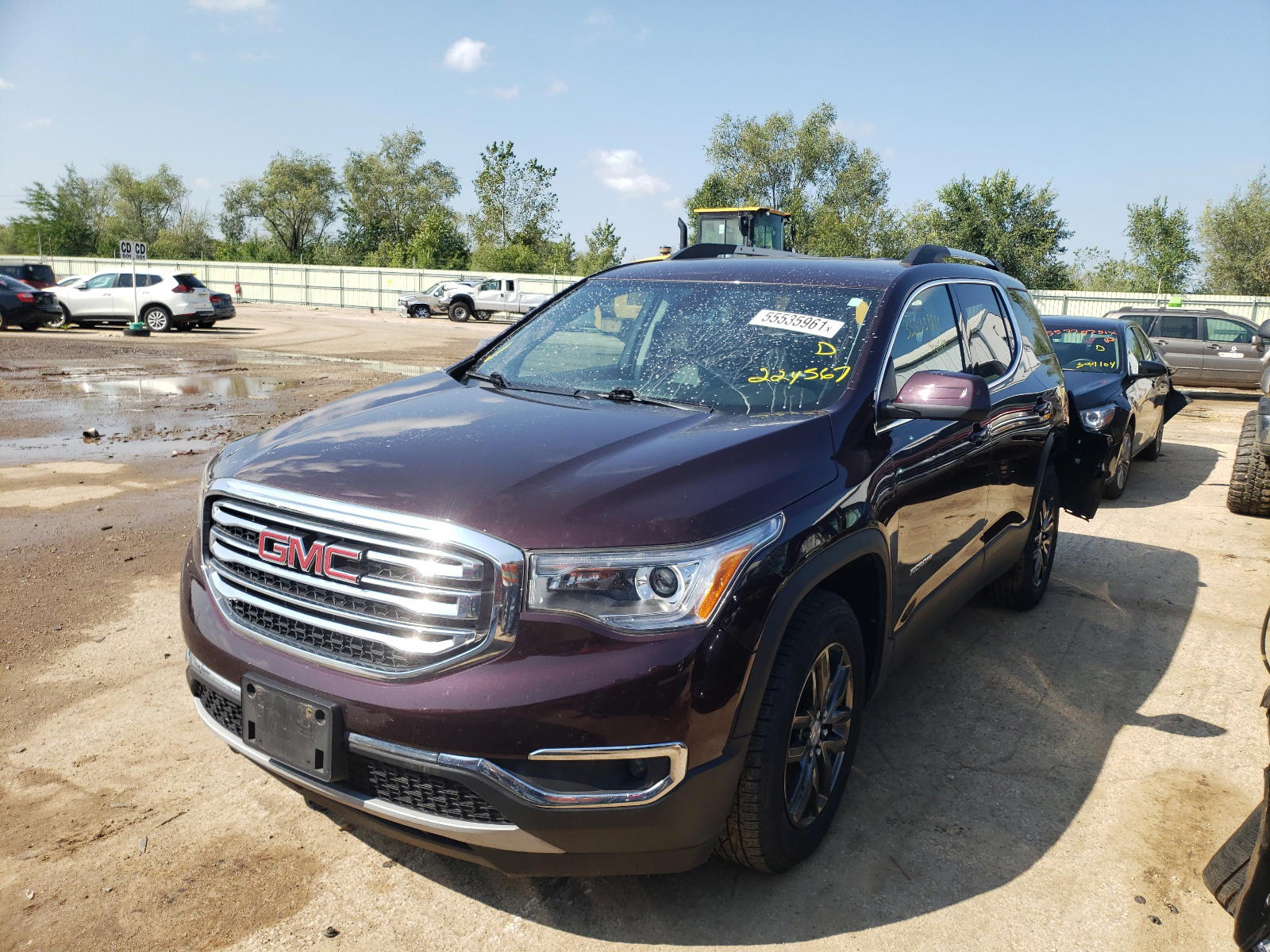 Photo 2 from auction – 2017 GMC ACADIA SLT with VIN 1GKKNULS5HZ224567