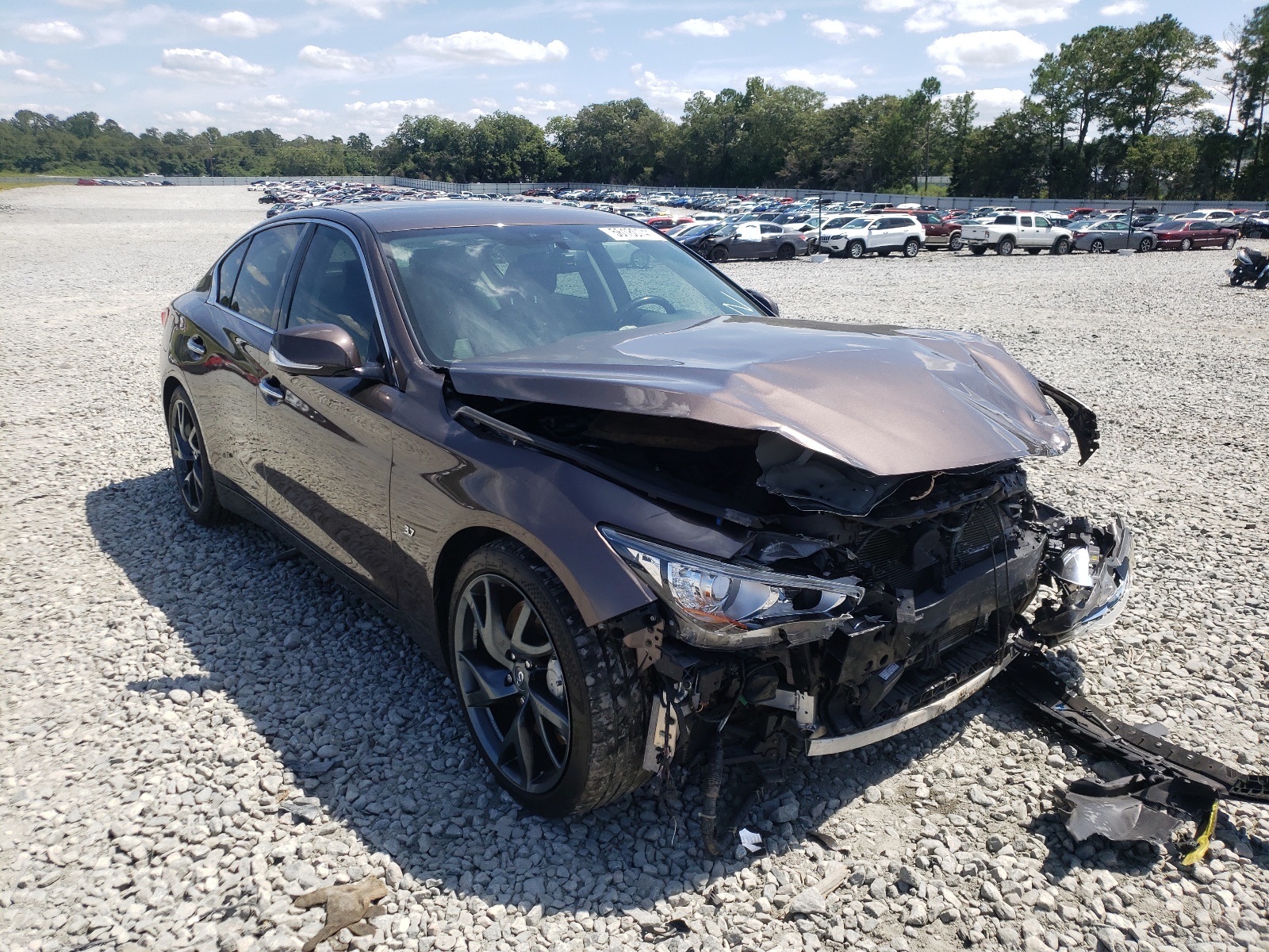 INFINITI Q50 BASE 2015 with VIN JN1BV7AP6FM330194 - Photo from auction