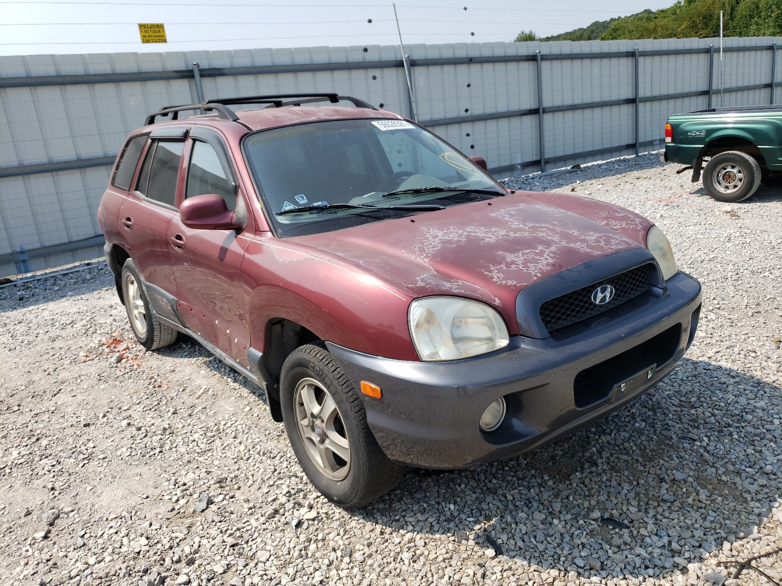 HYUNDAI SANTA FE G 2001 with VIN KM8SC83D41U084973 - Photo from auction