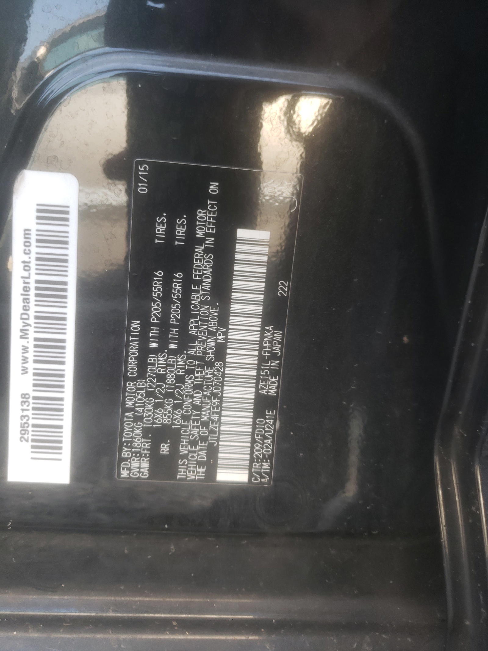 Photo 10 from auction – 2015 SCION XB with VIN JTLZE4FE9FJ070428
