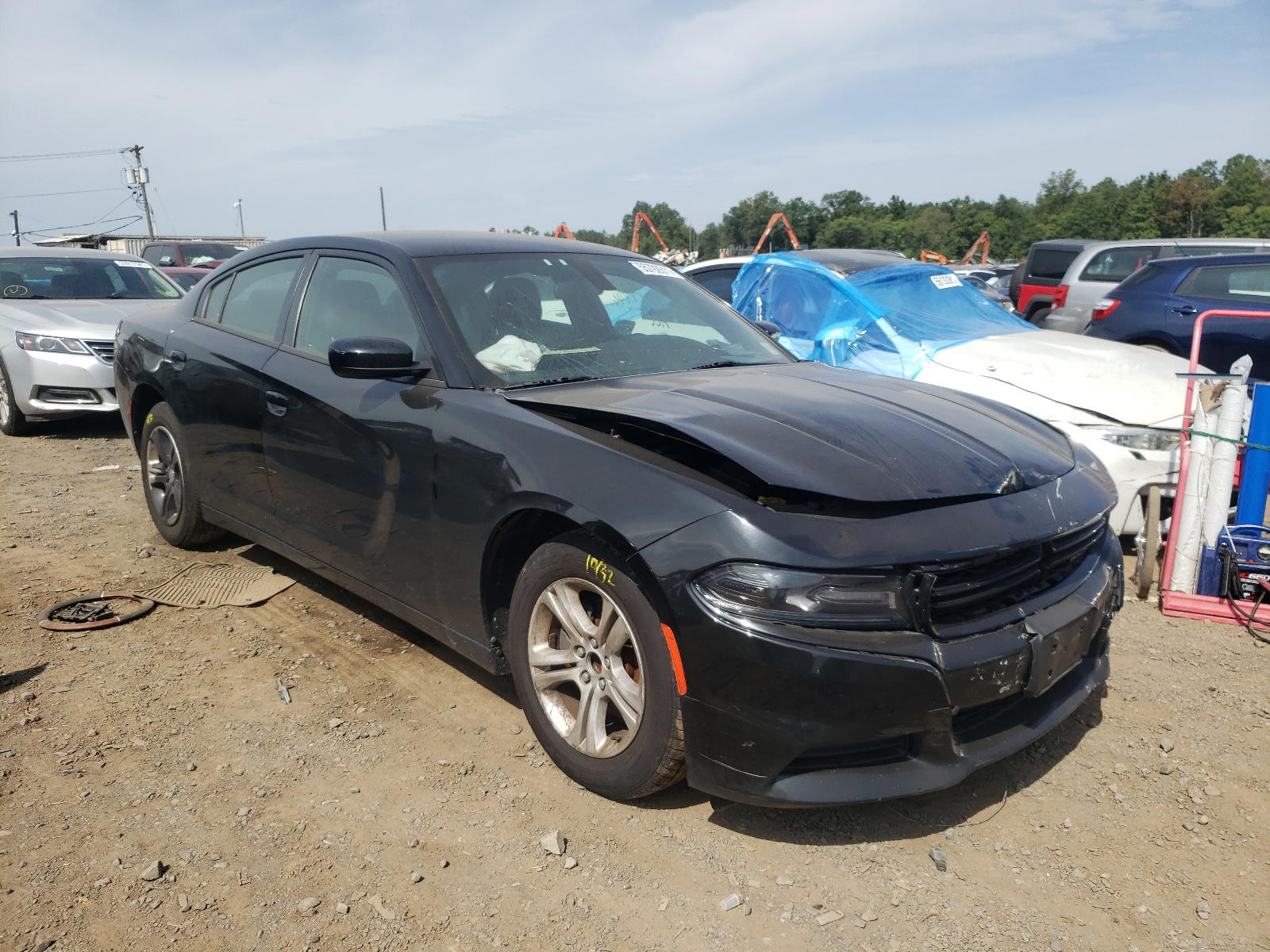 DODGE CHARGER SX 2019 with VIN 2C3CDXBG6KH658090 - Photo from auction