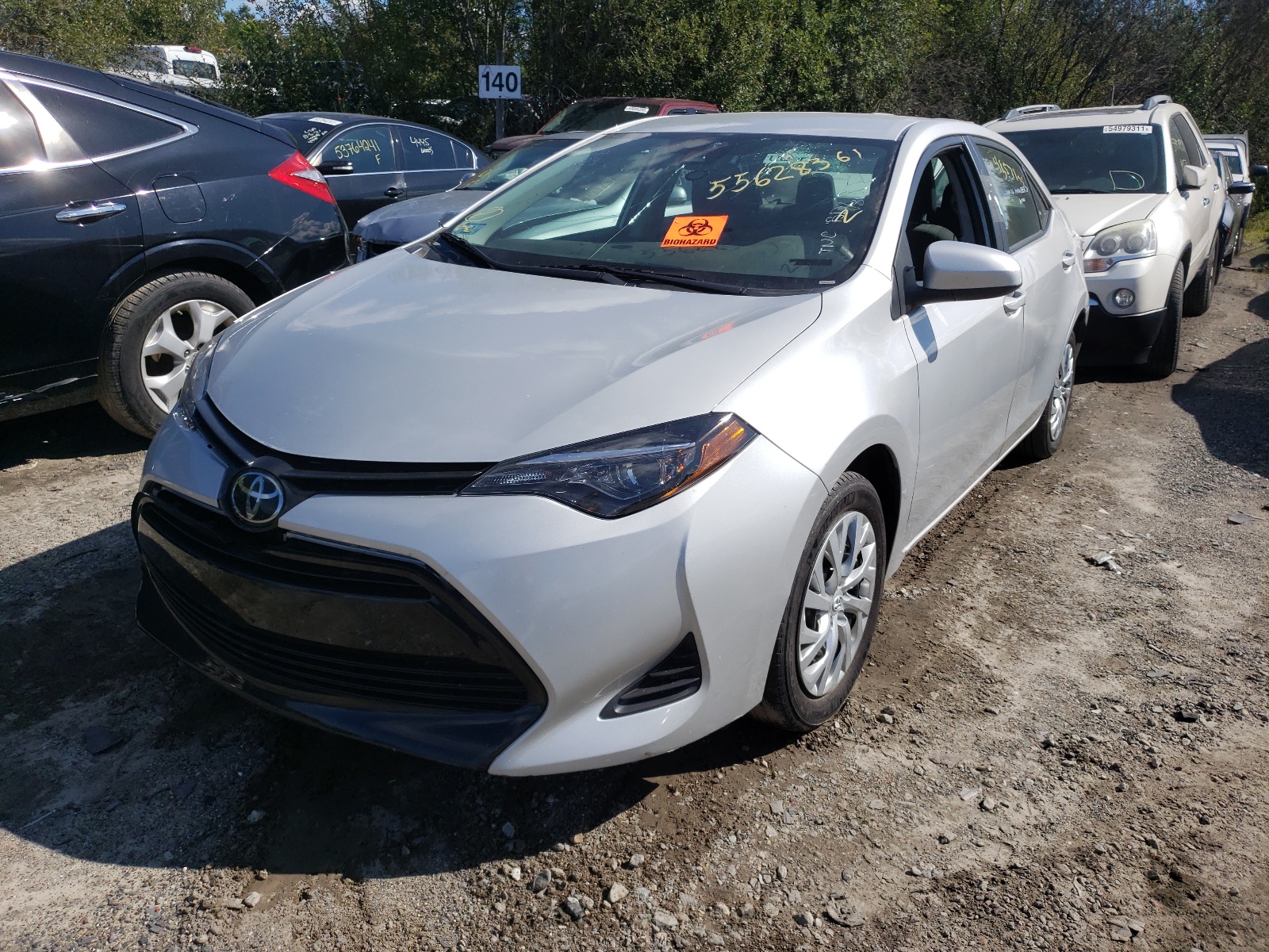 Photo 2 from auction – 2019 TOYOTA COROLLA L with VIN 5YFBURHE2KP940830