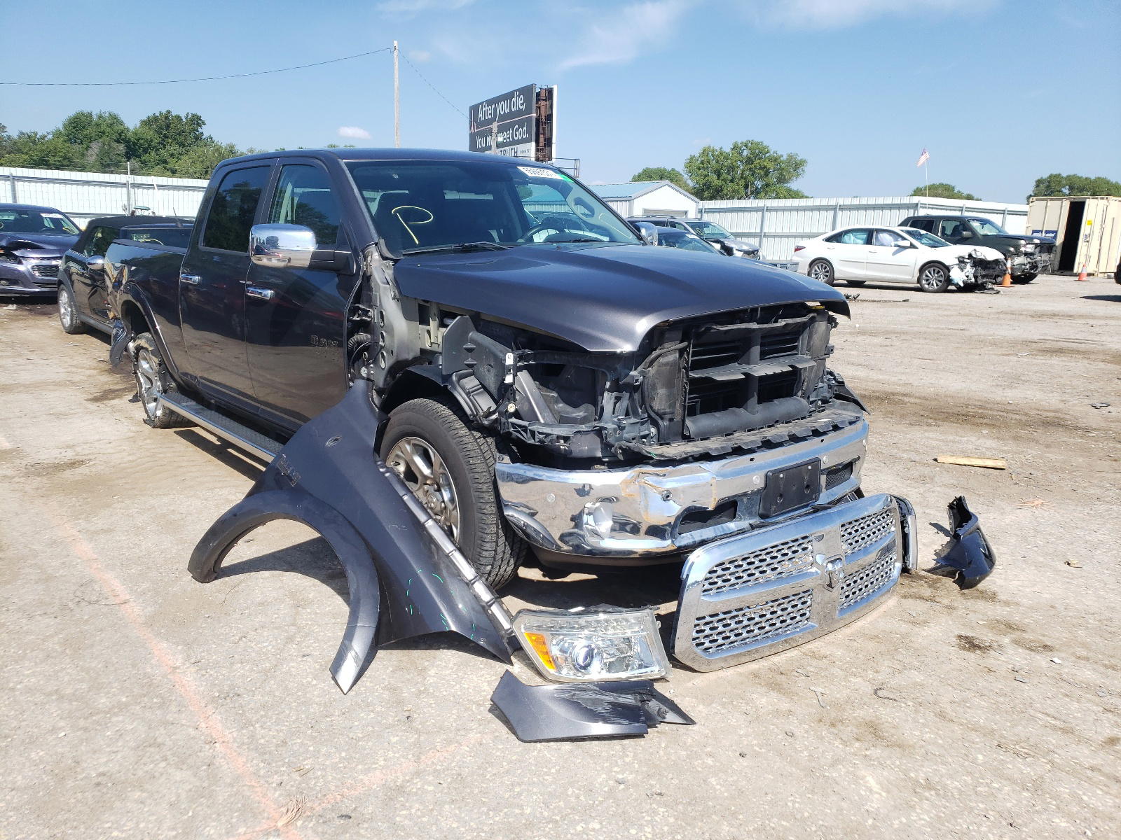 RAM 1500 LARAM 2016 with VIN 1C6RR7VT7GS308717 - Photo from auction