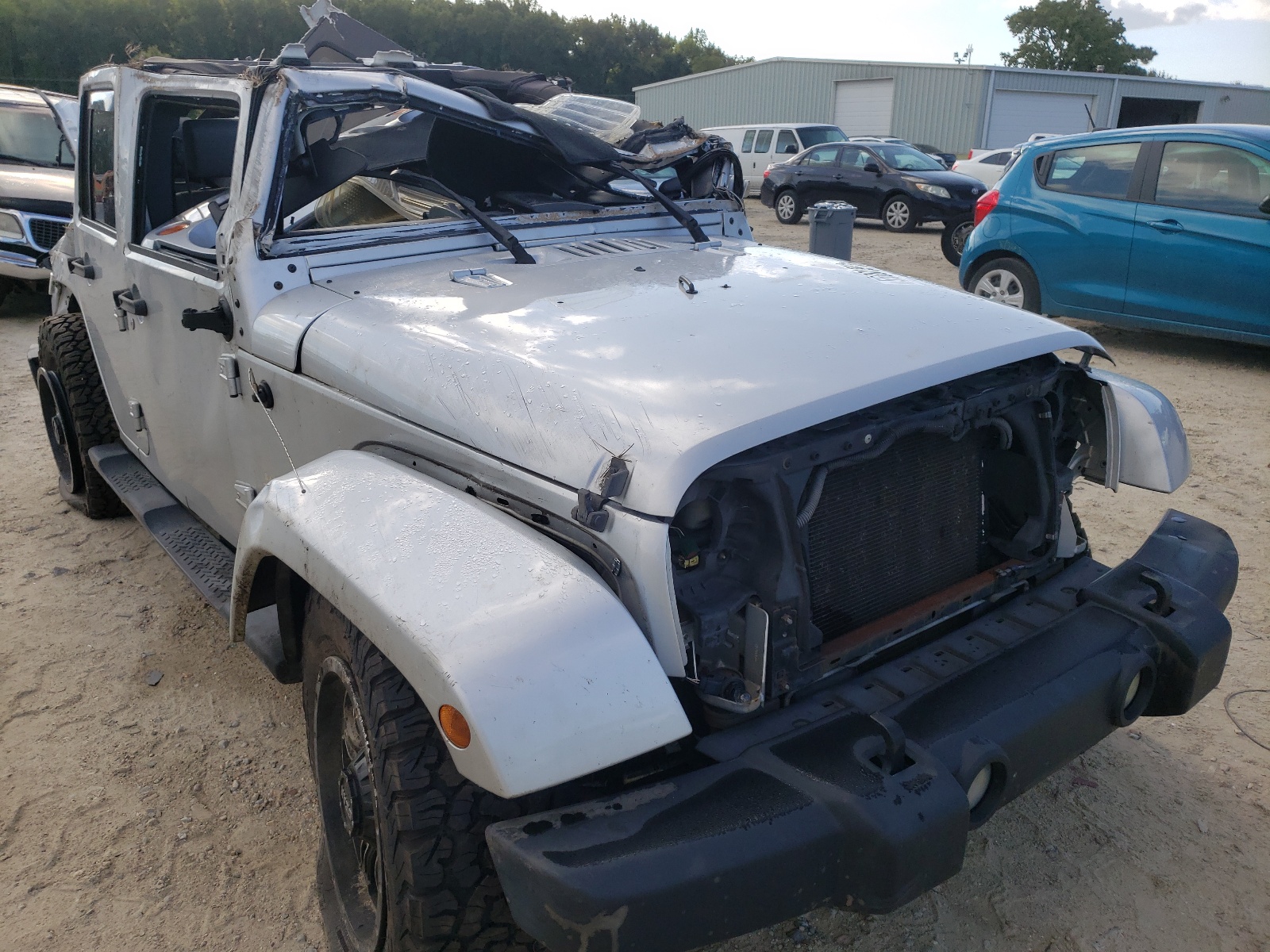 JEEP WRANGLER S 2007 with VIN 1J4GA59147L114624 - Photo from auction
