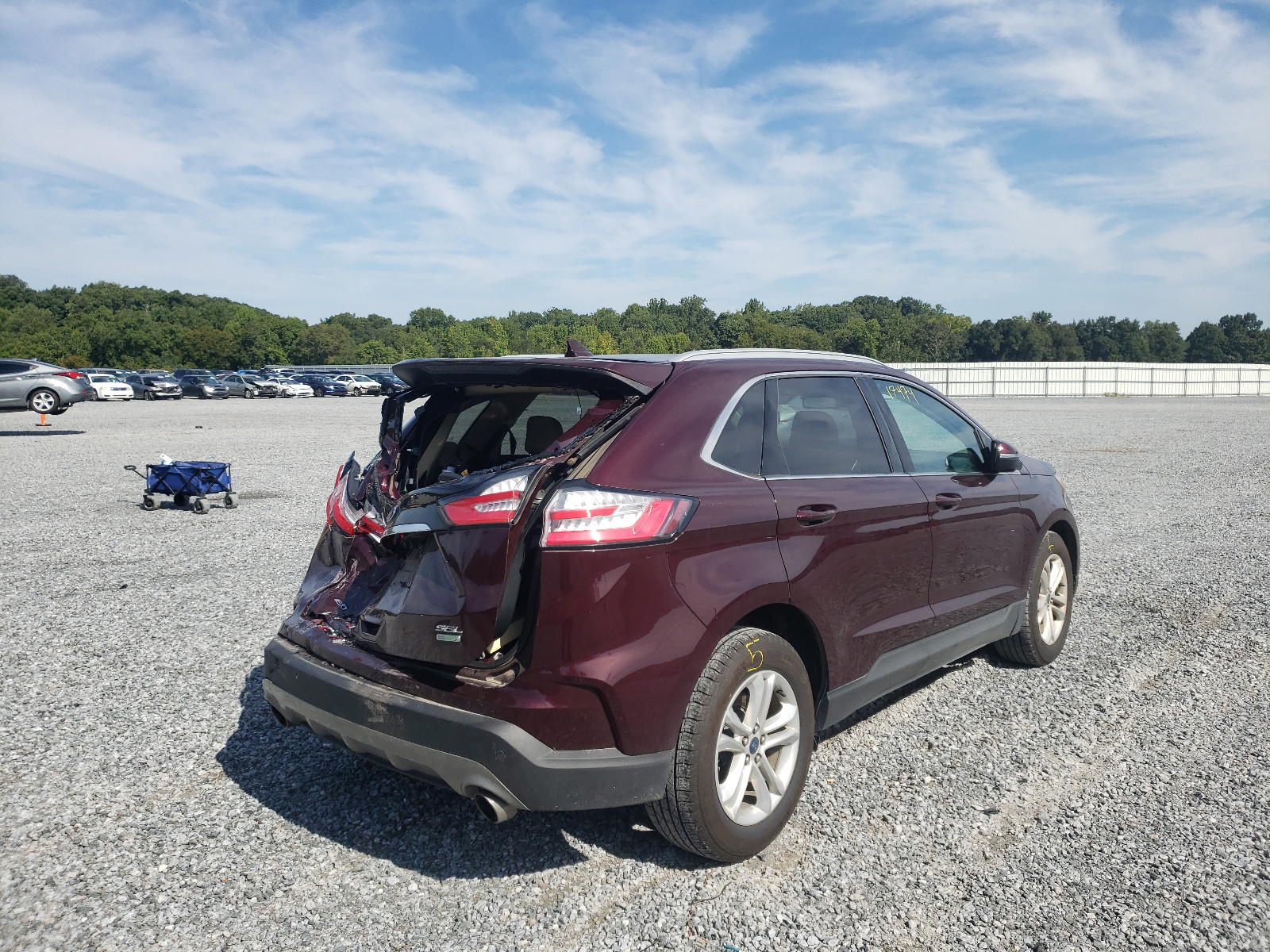 Photo 4 from auction – 2020 FORD EDGE SEL with VIN 2FMPK3J94LBA05983