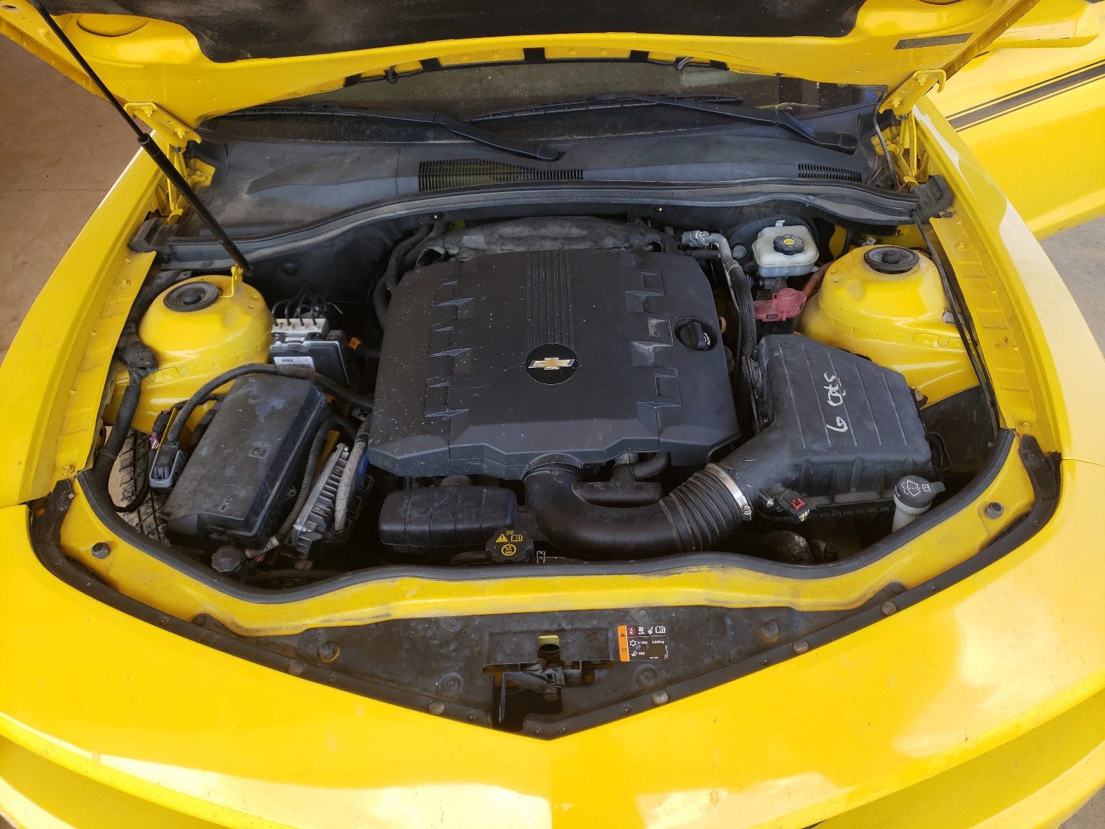 Photo 7 from auction – 2012 CHEVROLET CAMARO LT with VIN 2G1FC1E30C9129529