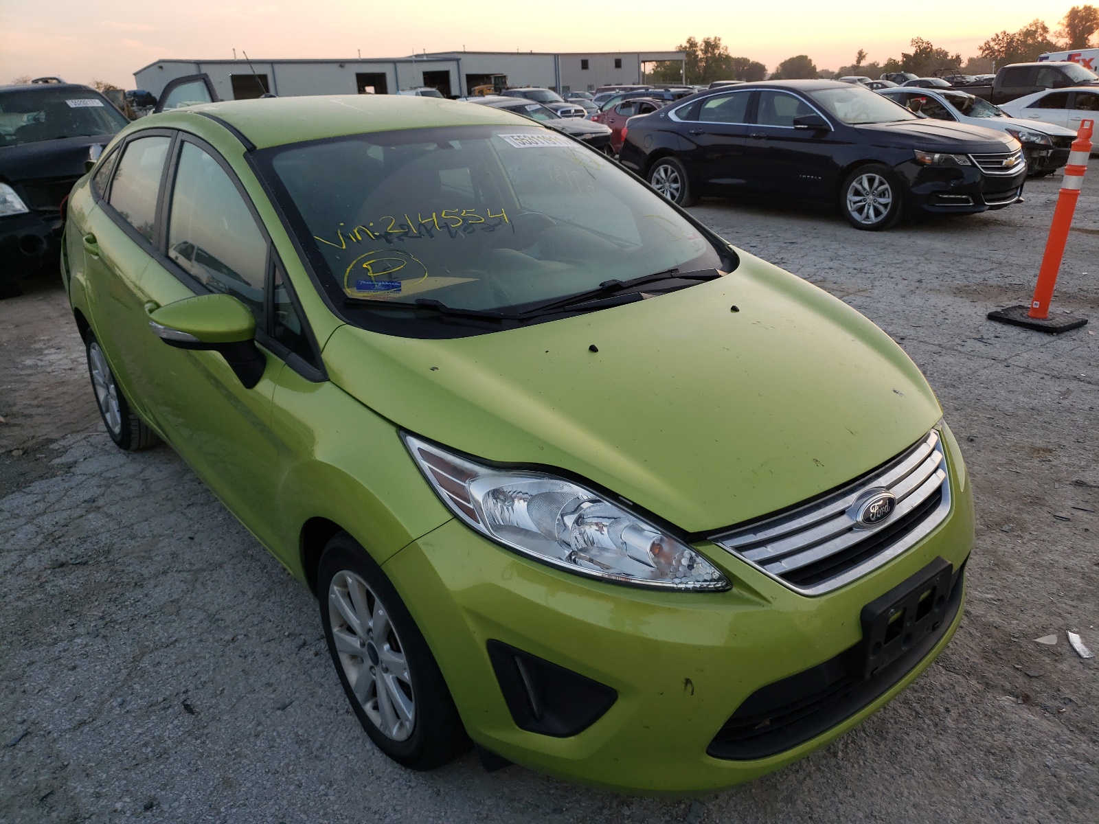 FORD FIESTA SE 2013 with VIN 3FADP4BJ0DM214554 - Photo from auction
