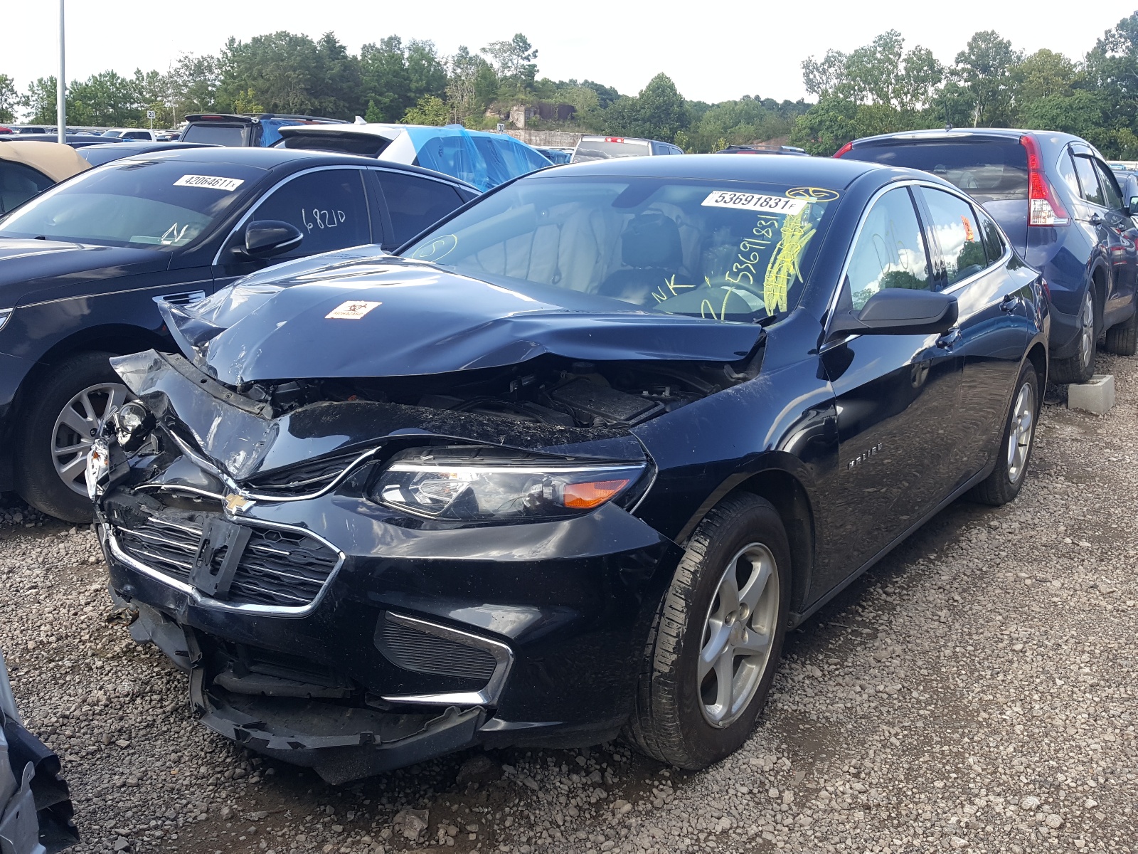 Photo 2 from auction – 2017 CHEVROLET MALIBU with VIN 1G1ZB5ST3HF199505