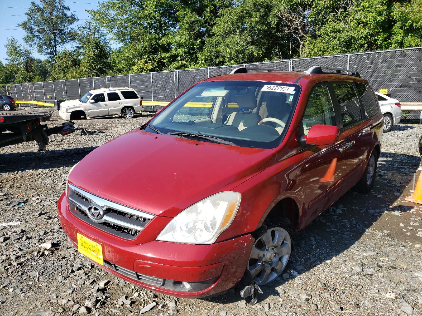 Photo 2 from auction – 2007 HYUNDAI ENTOURAGE with VIN KNDMC233176027371