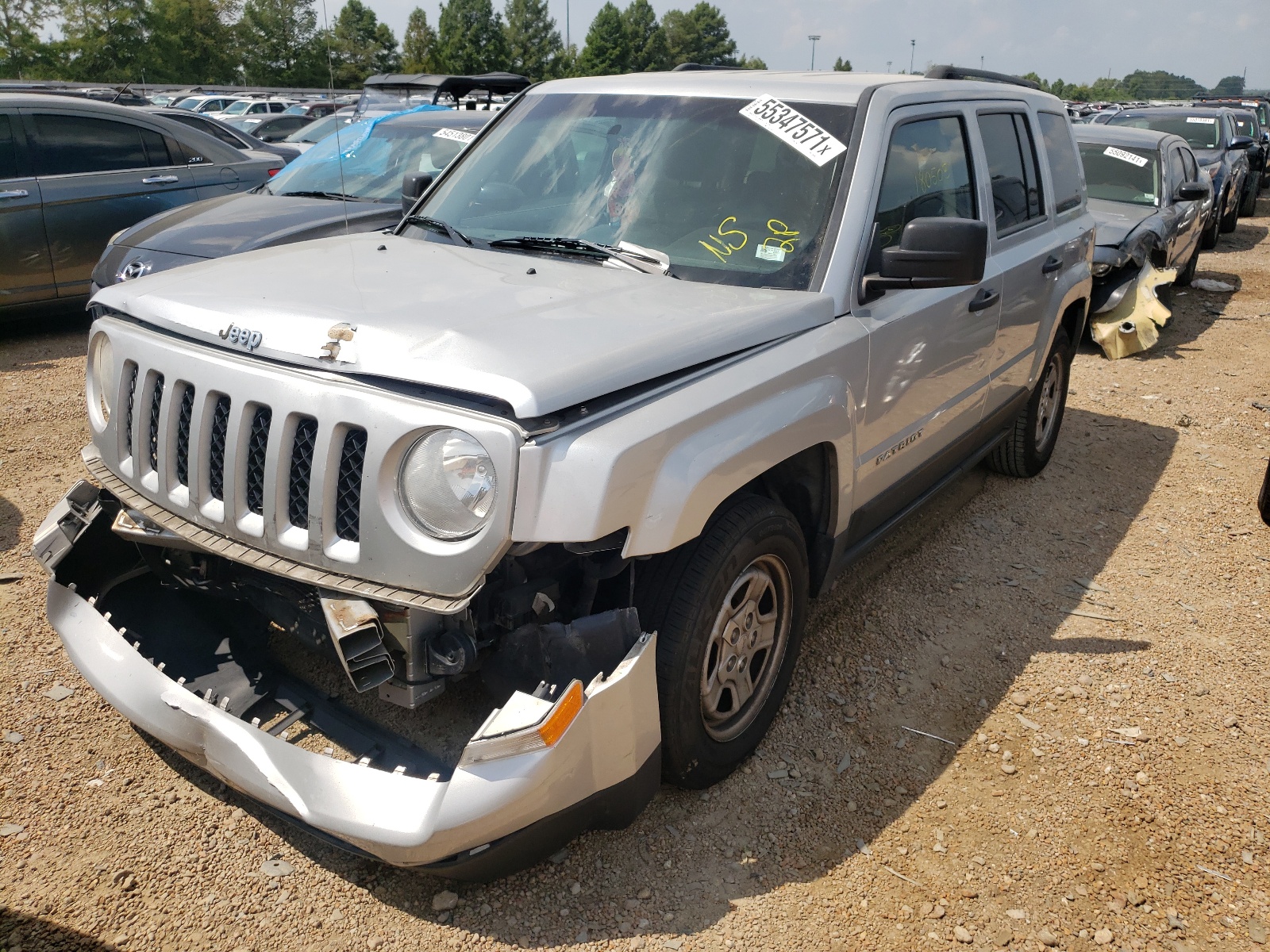 Photo 2 from auction – 2013 JEEP PATRIOT SP with VIN 1C4NJPBA6DD186482