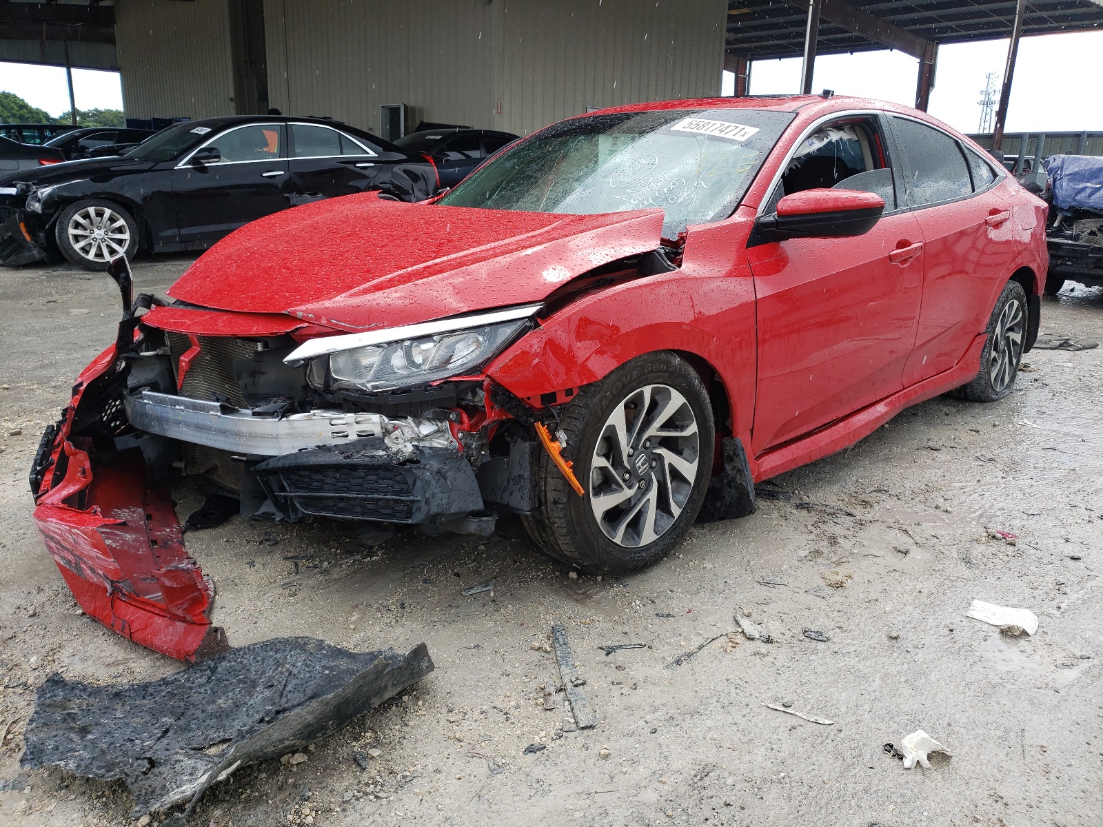 Photo 2 from auction – 2018 HONDA CIVIC EX with VIN 2HGFC2F77JH580329