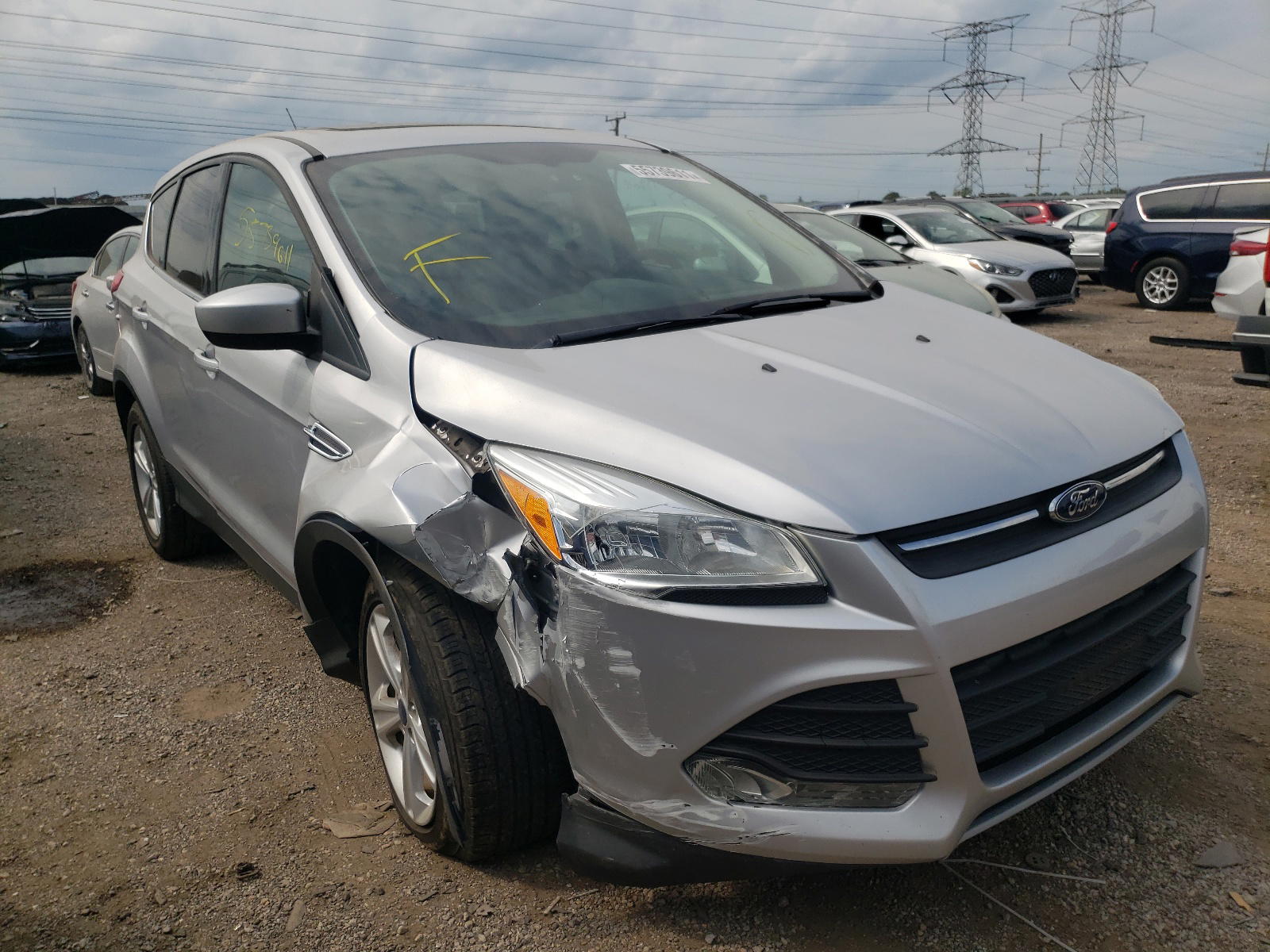 FORD ESCAPE SE 2015 with VIN 1FMCU0G70FUB17014 - Photo from auction