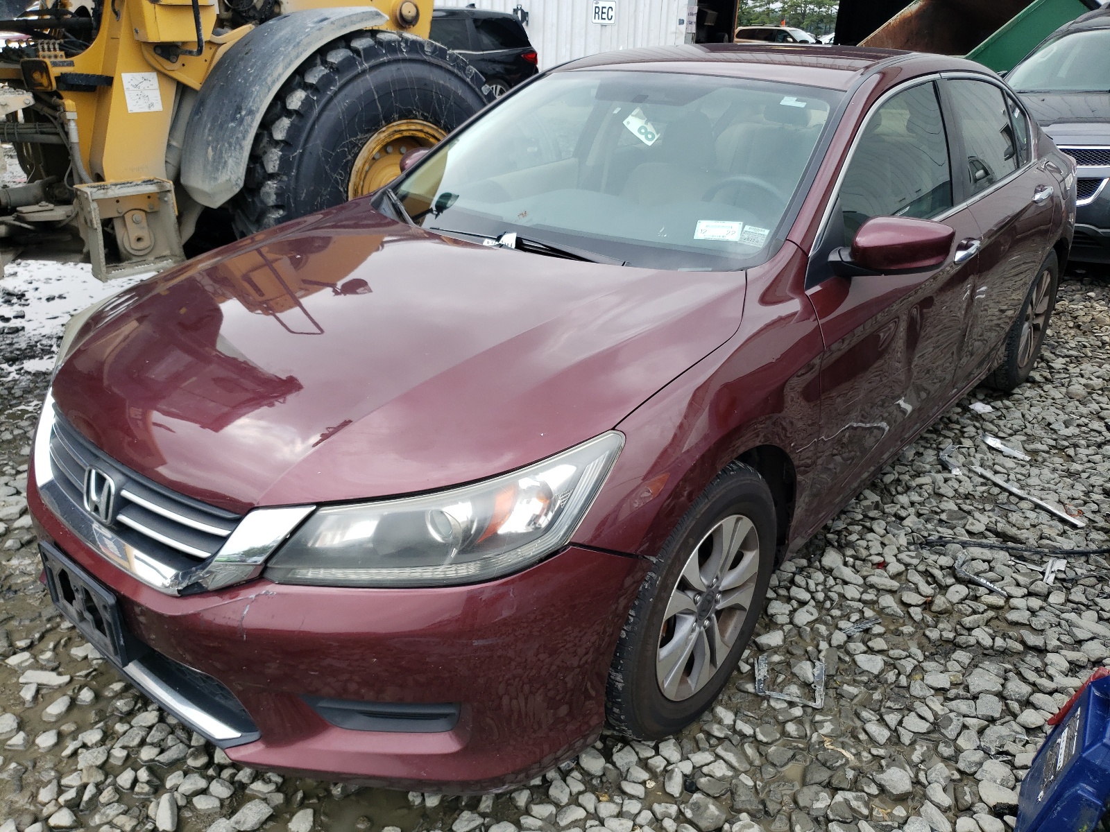 Photo 2 from auction – 2014 HONDA ACCORD LX with VIN 1HGCR2F35EA094265