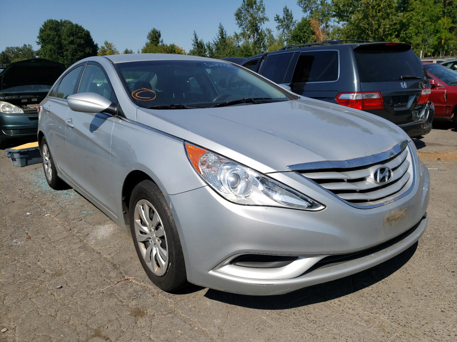 HYUNDAI SONATA GLS 2012 with VIN 5NPEB4AC5CH310023 - Photo from auction