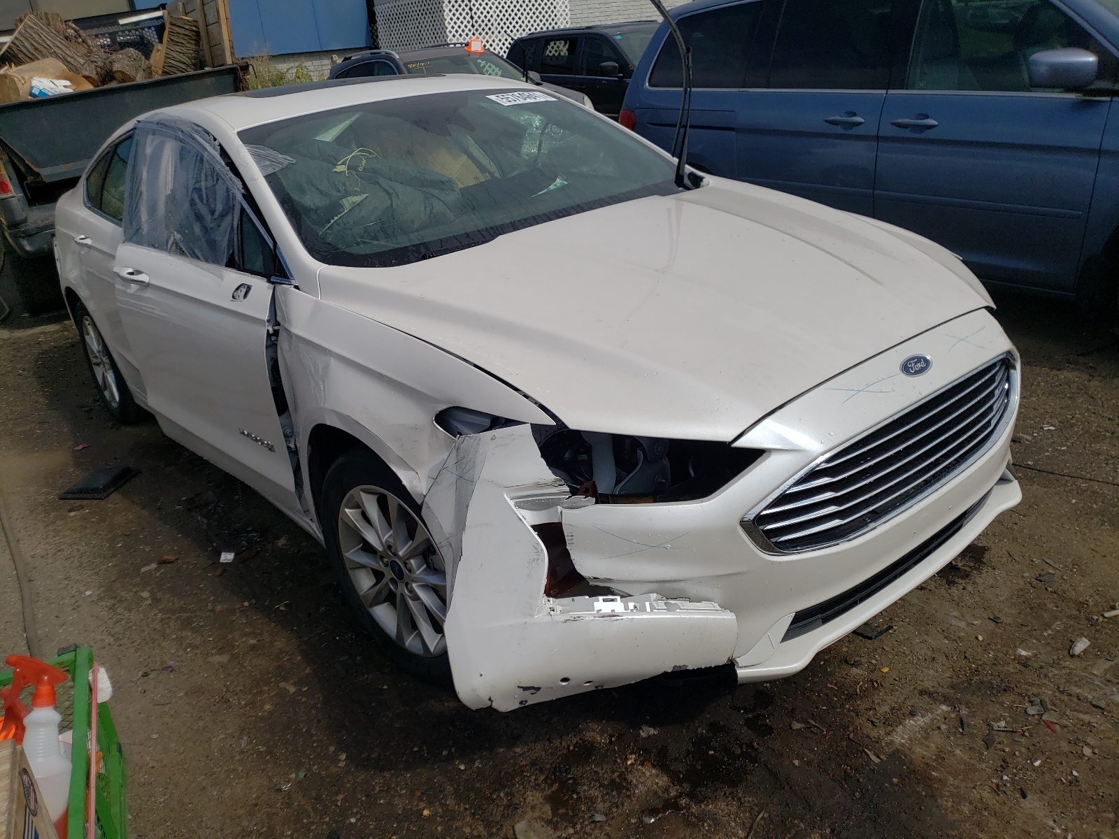 Photo 1 from auction – 2019 FORD FUSION SEL with VIN 3FA6P0MU9KR264166