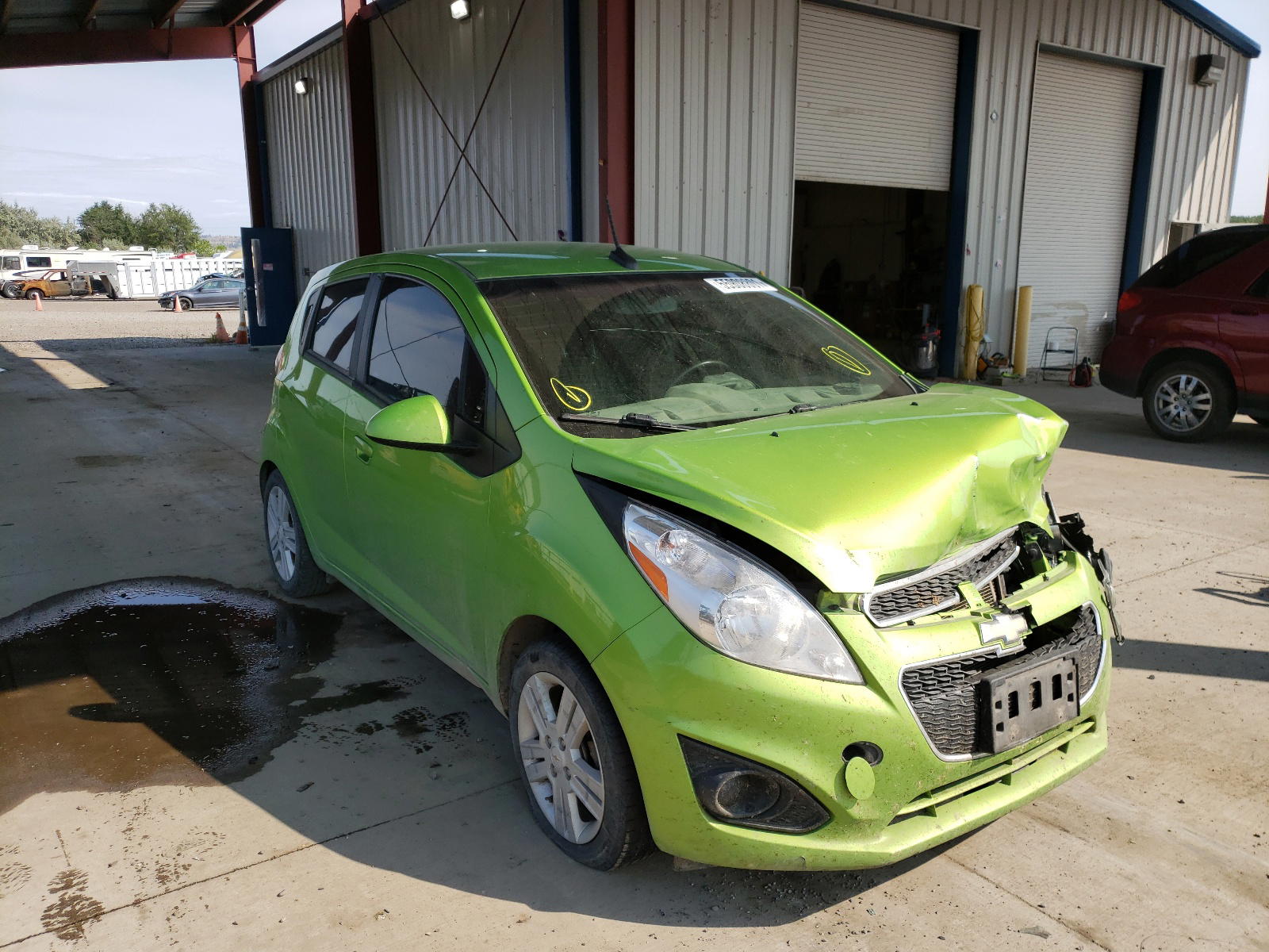 CHEVROLET SPARK LS 2014 with VIN KL8CA6S98EC592187 - Photo from auction
