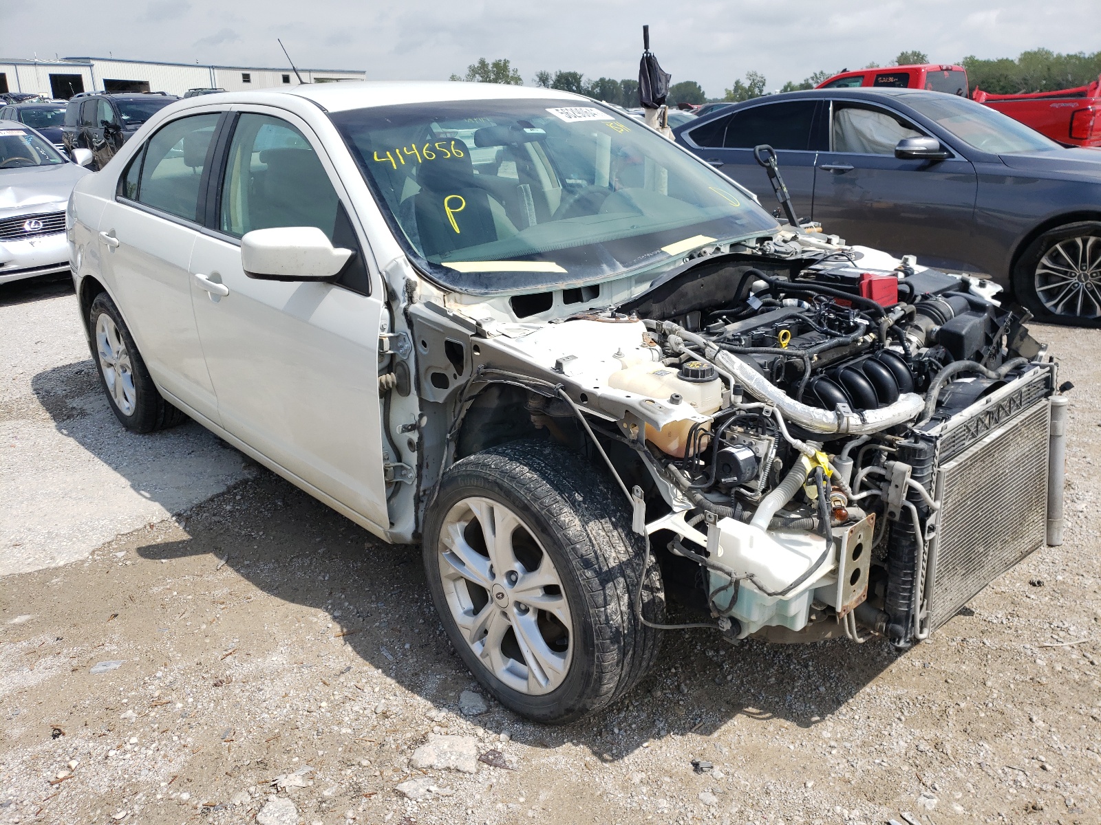FORD FUSION SE 2012 with VIN 3FAHP0HA7CR414656 - Photo from auction