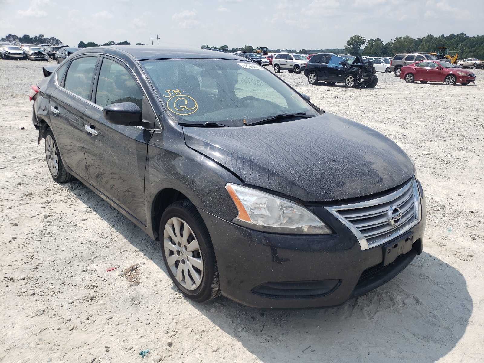 Photo 1 from auction – 2014 NISSAN SENTRA S with VIN 3N1AB7AP2EY204527