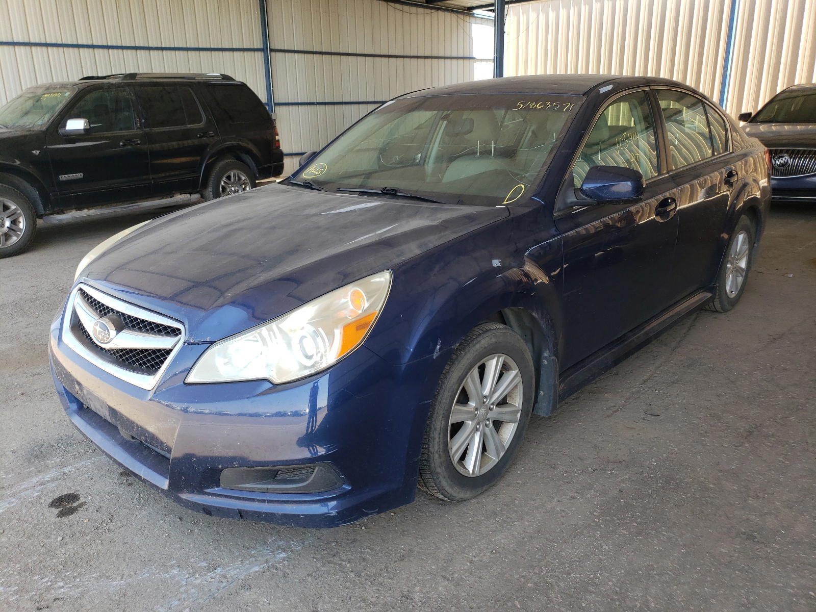 Photo 2 from auction – 2011 SUBARU LEGACY 2.5 with VIN 4S3BMBF62B3218415