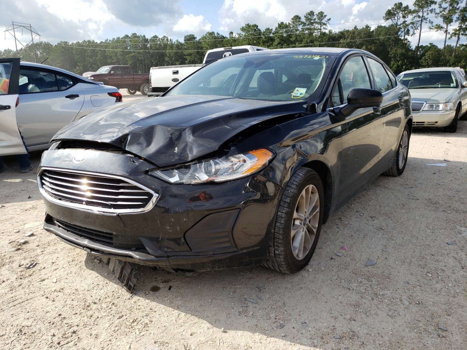 Photo 2 from auction – 2020 FORD FUSION SE with VIN 3FA6P0HD0LR184640