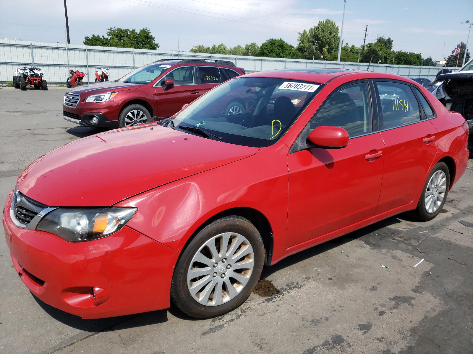 Photo 2 from auction – 2009 SUBARU IMPREZA 2. with VIN JF1GE60619H505685