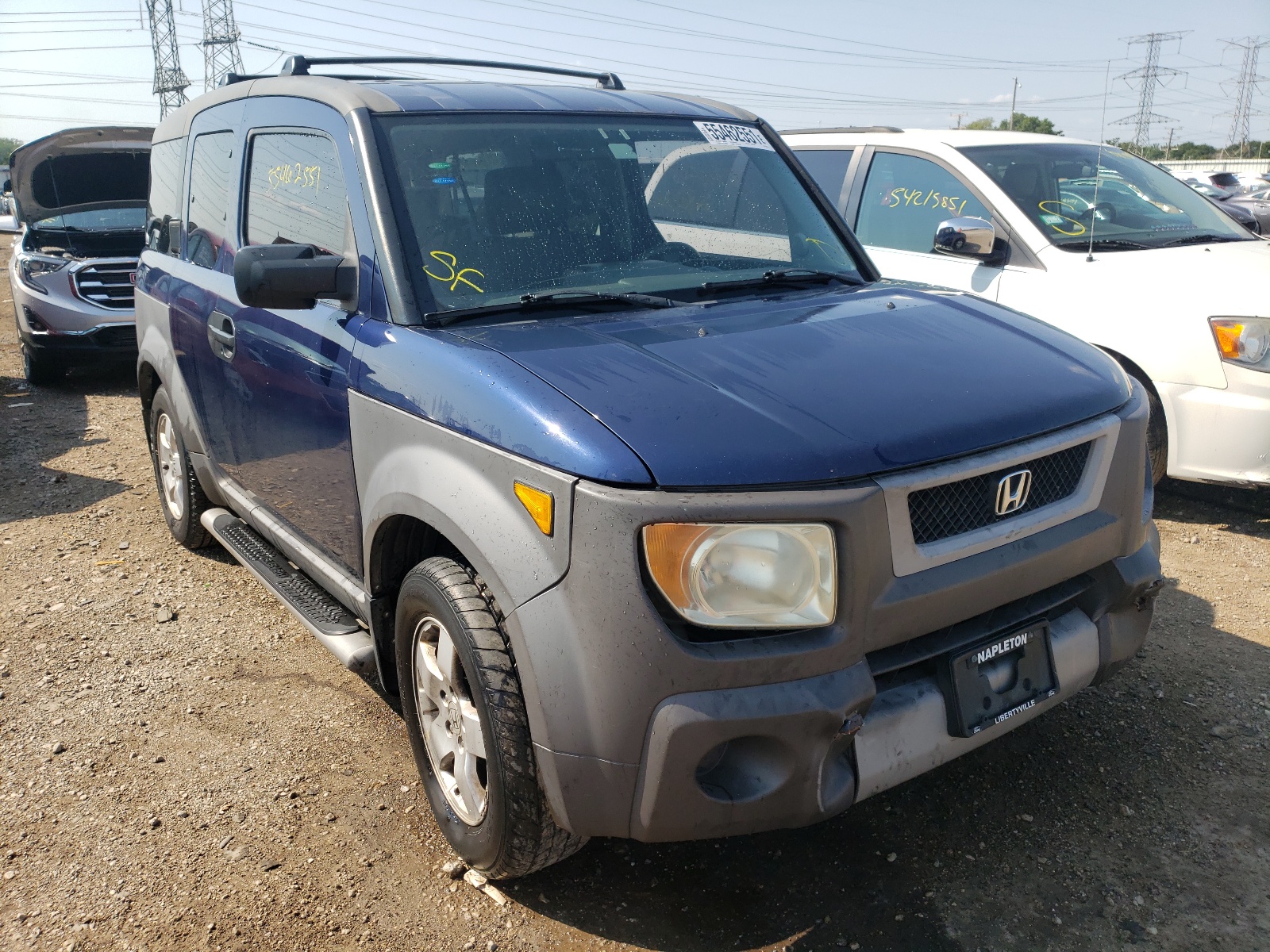 HONDA ELEMENT EX 2003 with VIN 5J6YH28523L029116 - Photo from auction