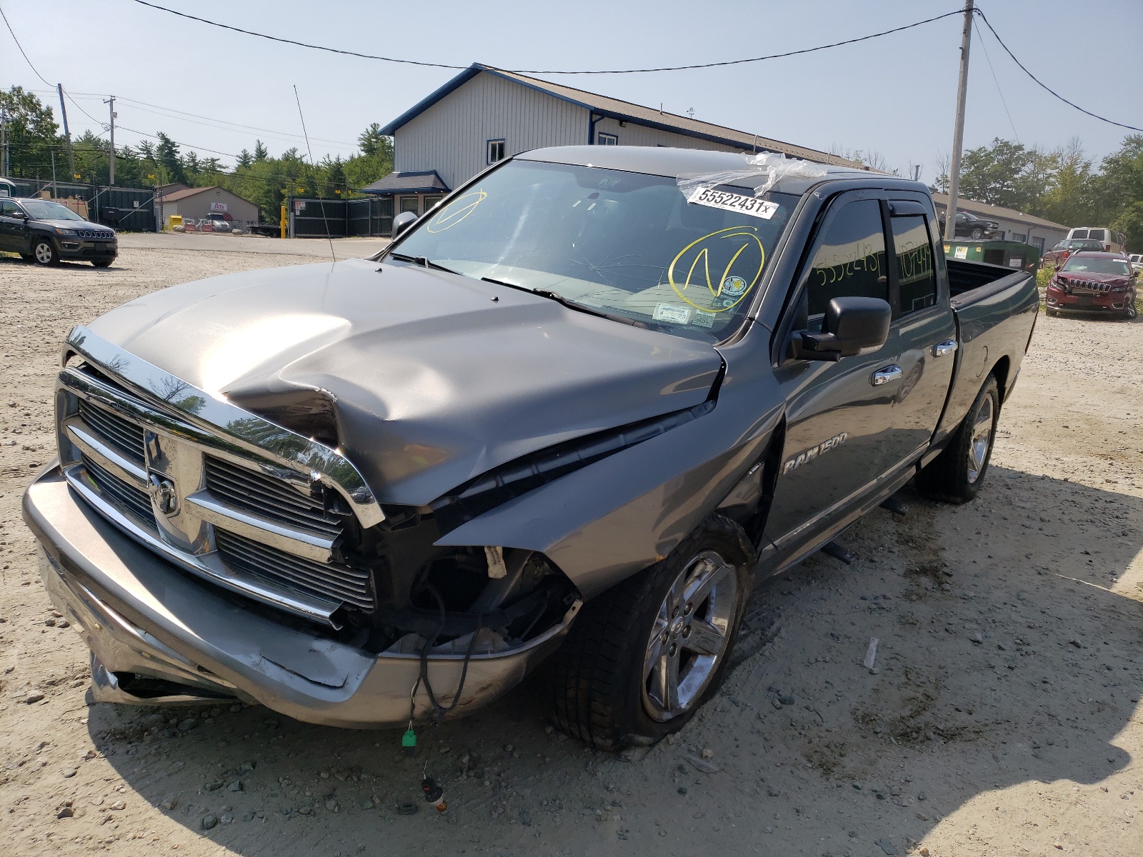 Photo 2 from auction – 2011 DODGE RAM 1500 with VIN 1D7RV1GTXBS595726