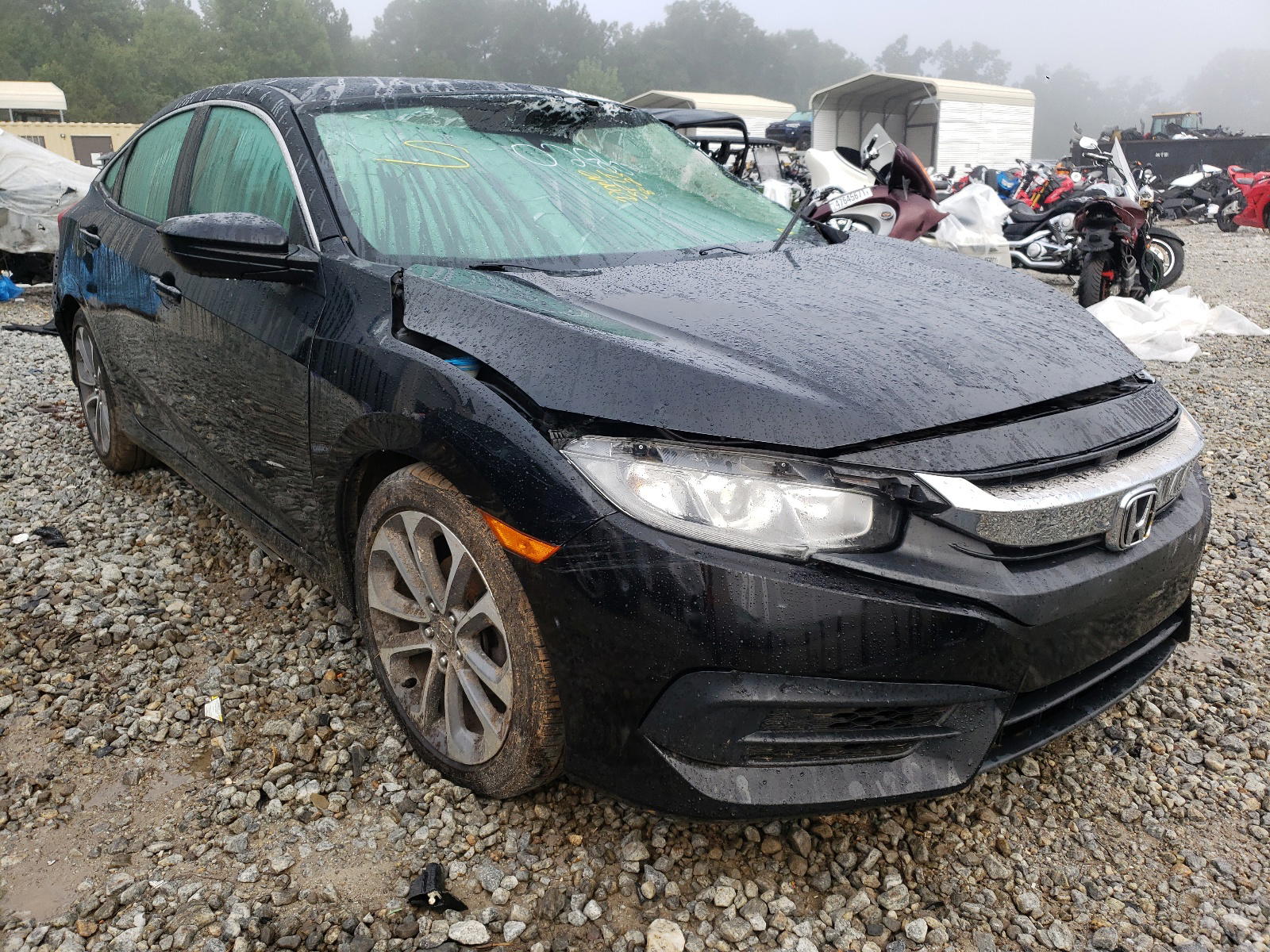 HONDA CIVIC LX 2016 with VIN 19XFC2E52GE050286 - Photo from auction