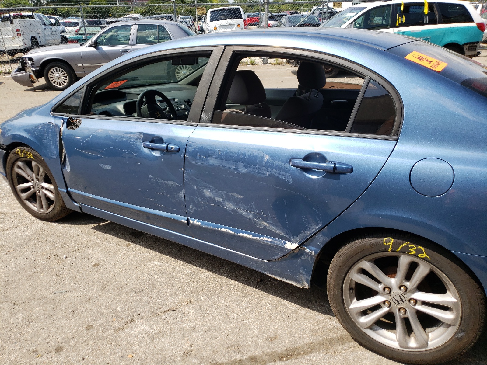 Photo 9 from auction – 2008 HONDA CIVIC LX with VIN 1HGFA16558L047665