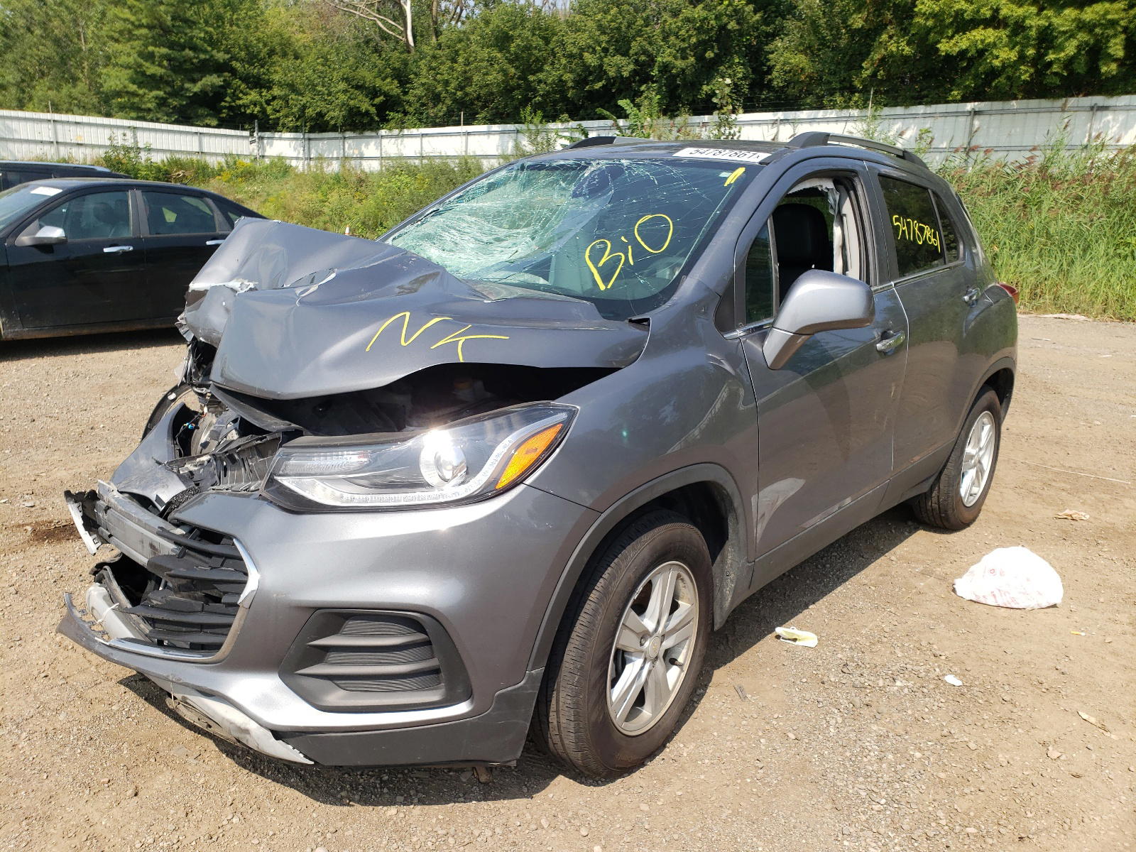 Photo 2 from auction – 2020 CHEVROLET TRAX 1LT with VIN 3GNCJLSB6LL143981