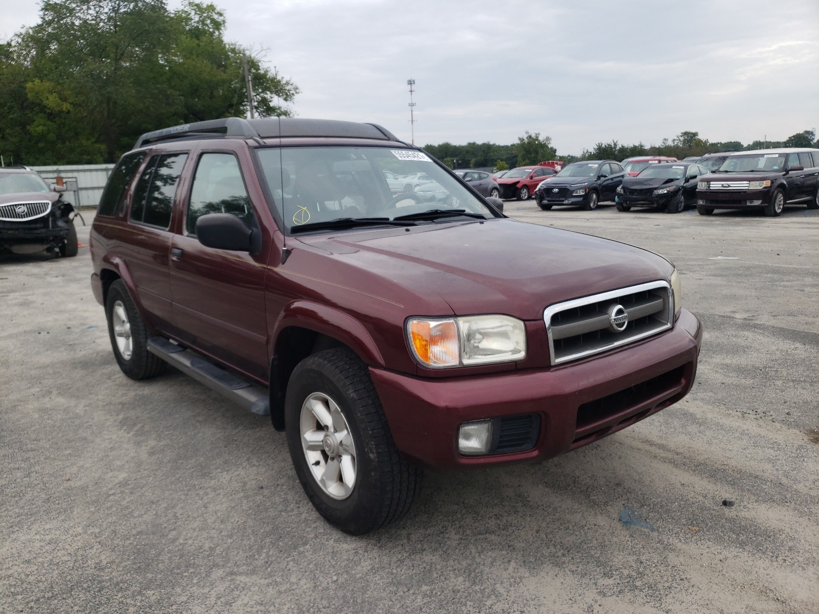 NISSAN PATHFINDER 2004 with VIN JN8DR09Y34W907526 - Photo from auction
