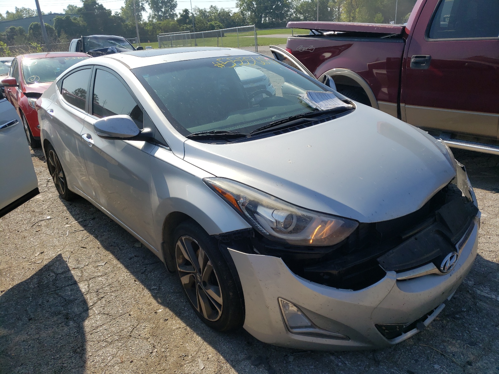 HYUNDAI ELANTRA SE 2015 with VIN 5NPDH4AE7FH581908 - Photo from auction
