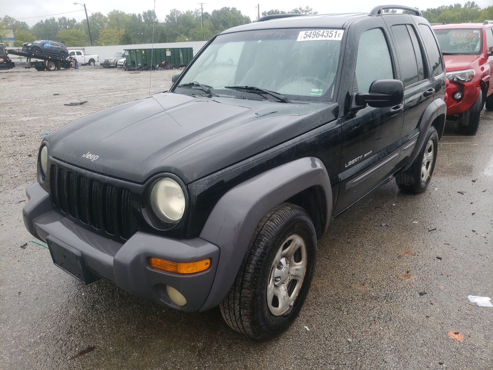 Photo 2 from auction – 2003 JEEP LIBERTY SP with VIN 1J4GL48K53W716164