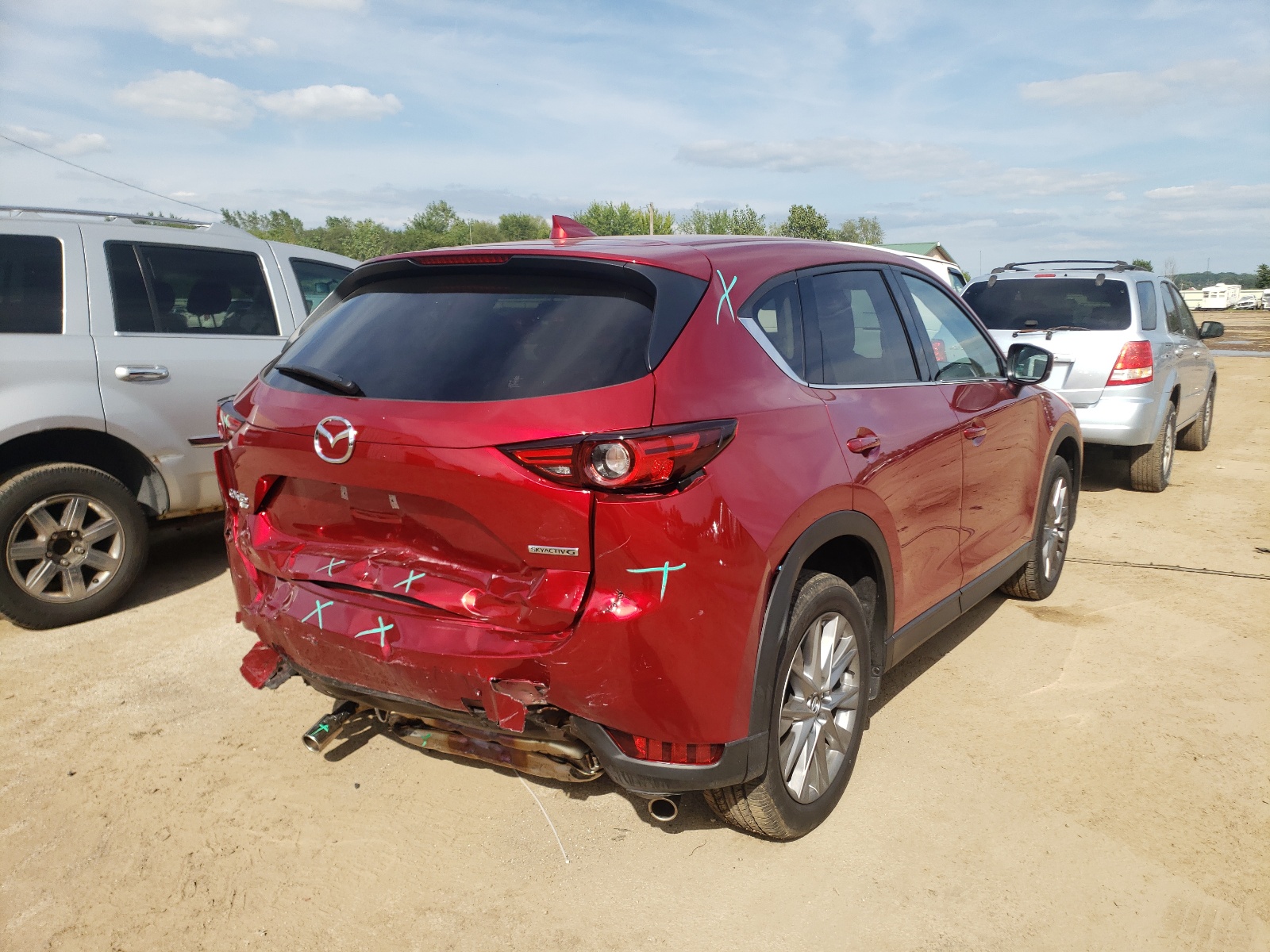 Photo 4 from auction – 2021 MAZDA CX-5 GRAND with VIN JM3KFBDM0M0455203