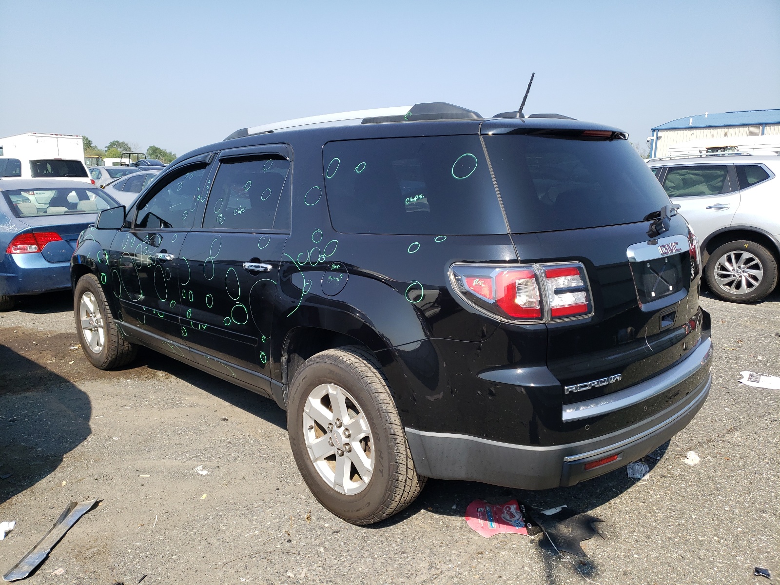 Photo 3 from auction – 2016 GMC ACADIA SLE with VIN 1GKKRNED6GJ106484