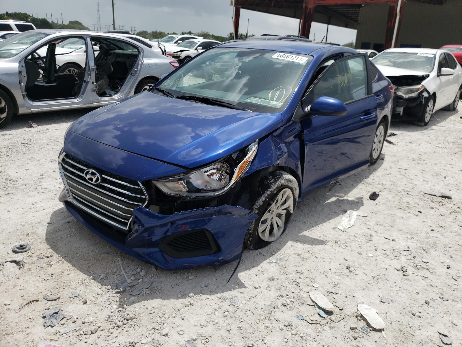 Photo 2 from auction – 2020 HYUNDAI ACCENT SE with VIN 3KPC24A67LE106250