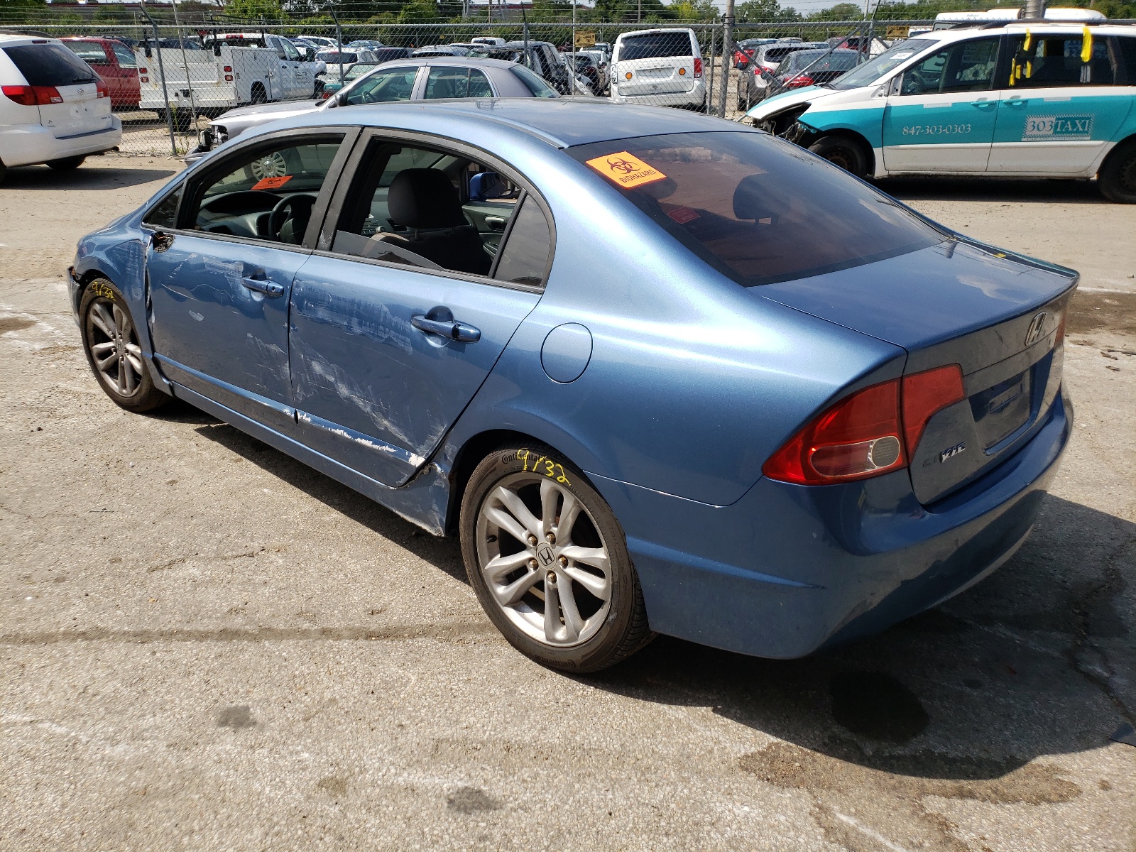 Photo 3 from auction – 2008 HONDA CIVIC LX with VIN 1HGFA16558L047665