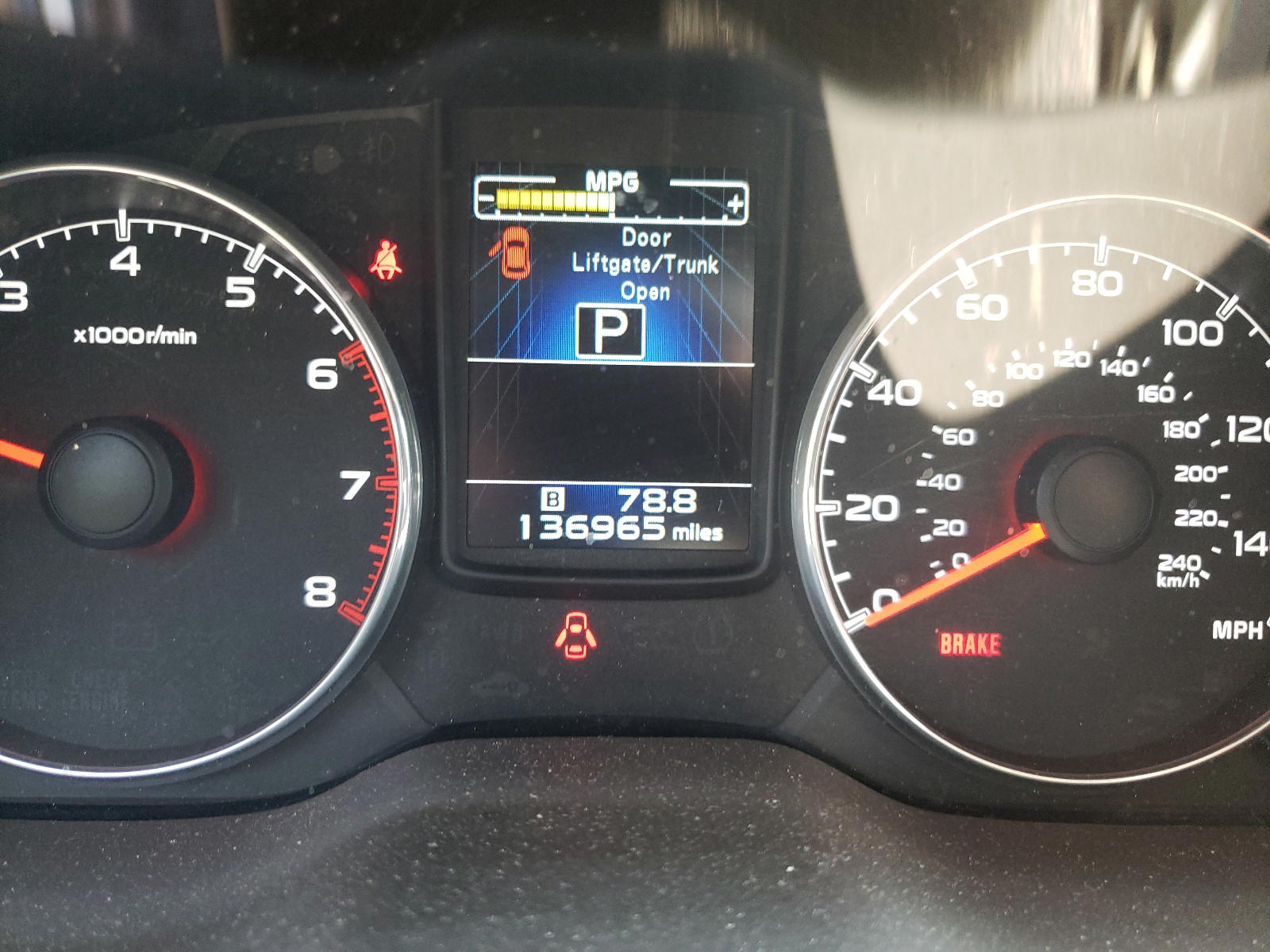Photo 8 from auction – 2013 SUBARU LEGACY 2.5 with VIN 4S3BMBK61D3018103